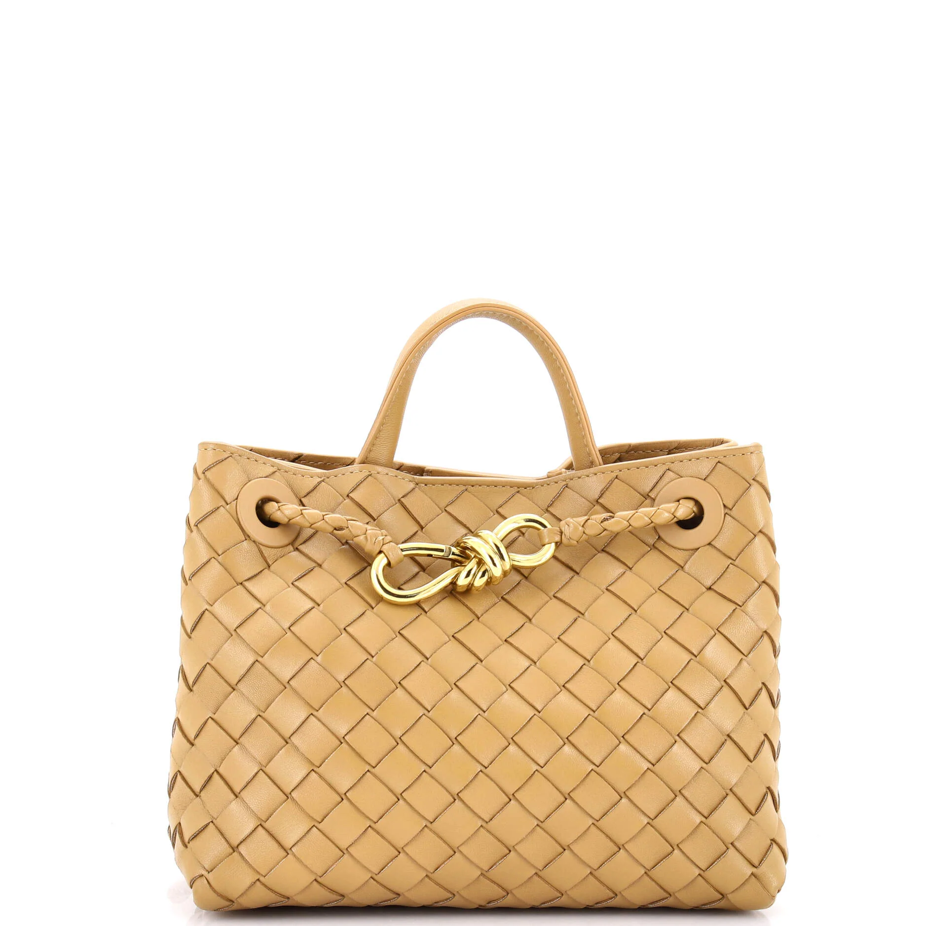 Andiamo Top Handle Bag Intrecciato Nappa Small
