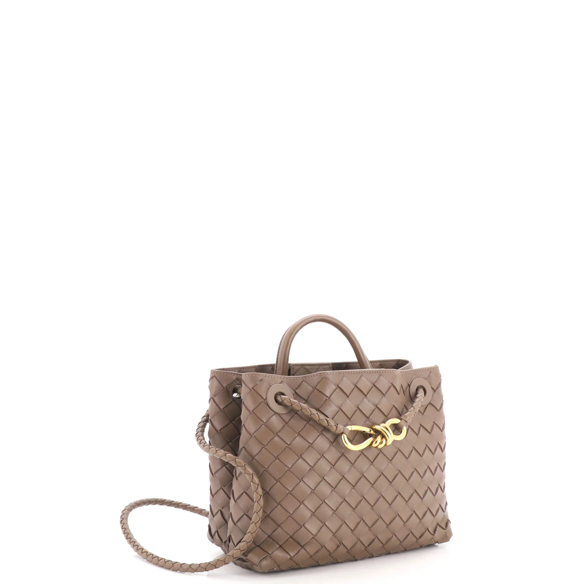 Andiamo Top Handle Bag Intrecciato Nappa Small - Image 2