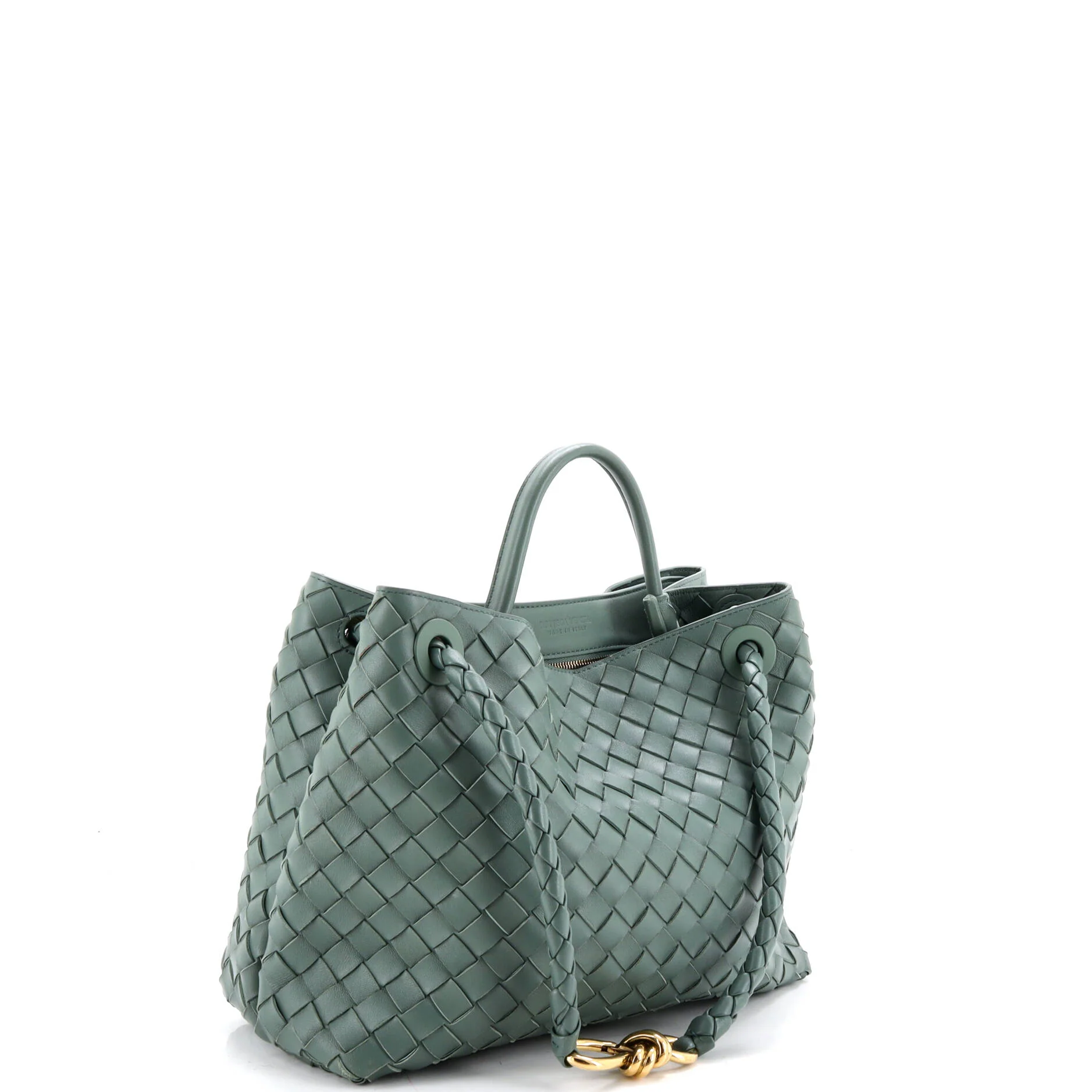 Andiamo Top Handle Bag Intrecciato Nappa Small - Image 2