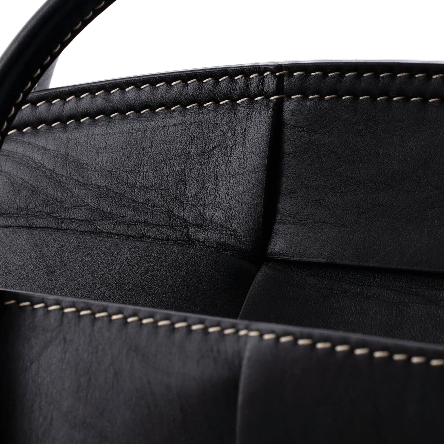 Arco Bag Maxi Intrecciato Leather Small - Image 6