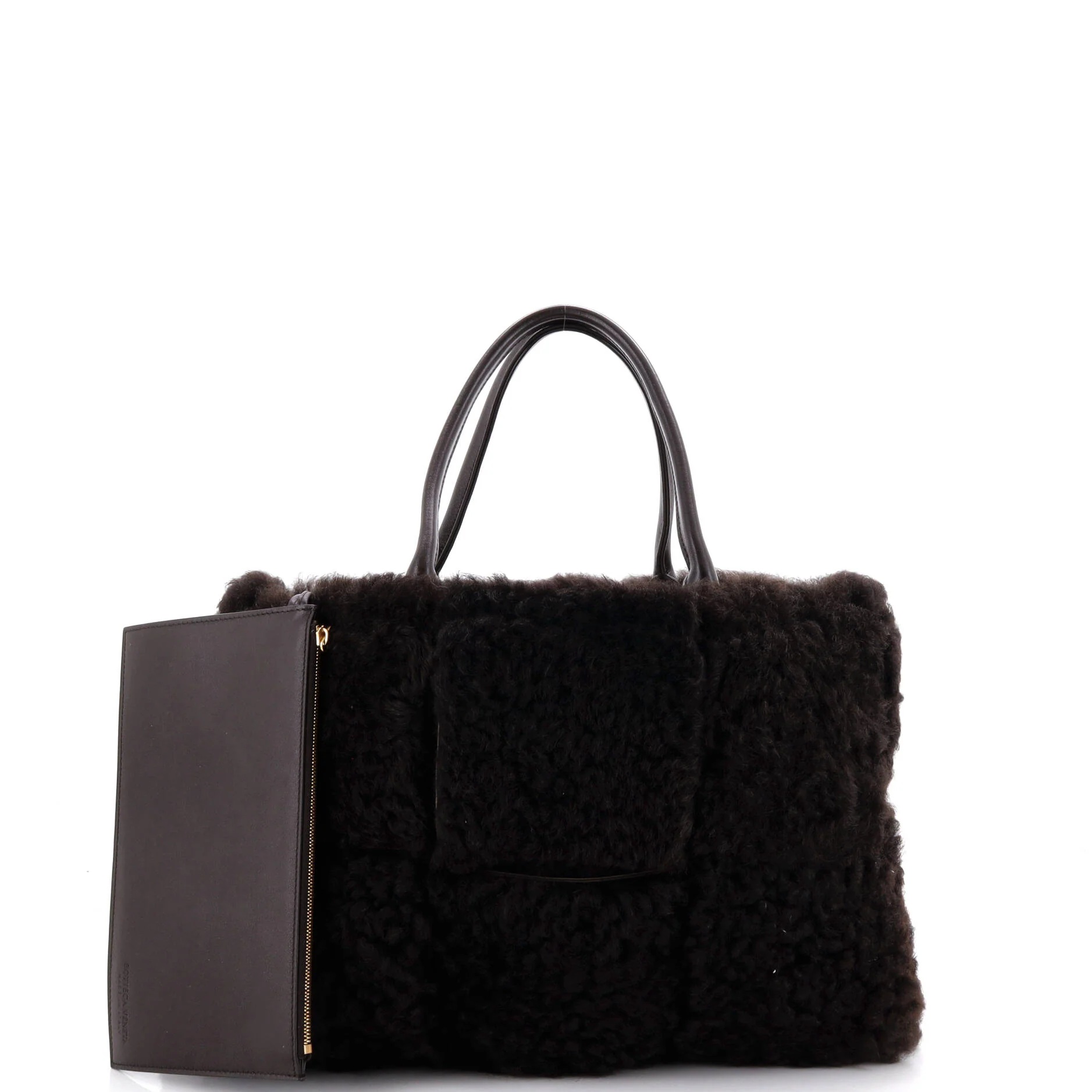Arco Tote Intrecciato Shearling Small - Image 2