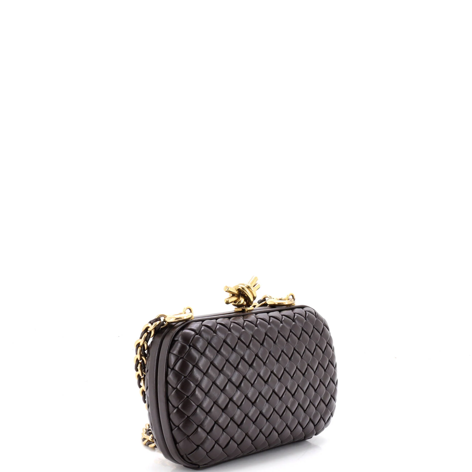 Box Knot Clutch NM Intrecciato Nappa Small - Image 2