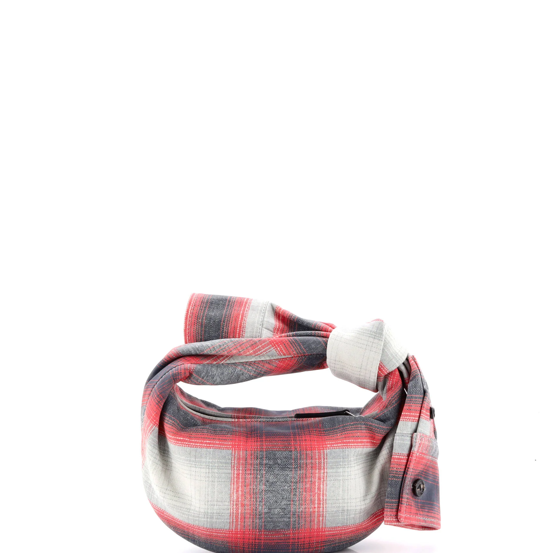 BV Jodie Hobo Shirt Effect Printed Leather Mini - Image 6
