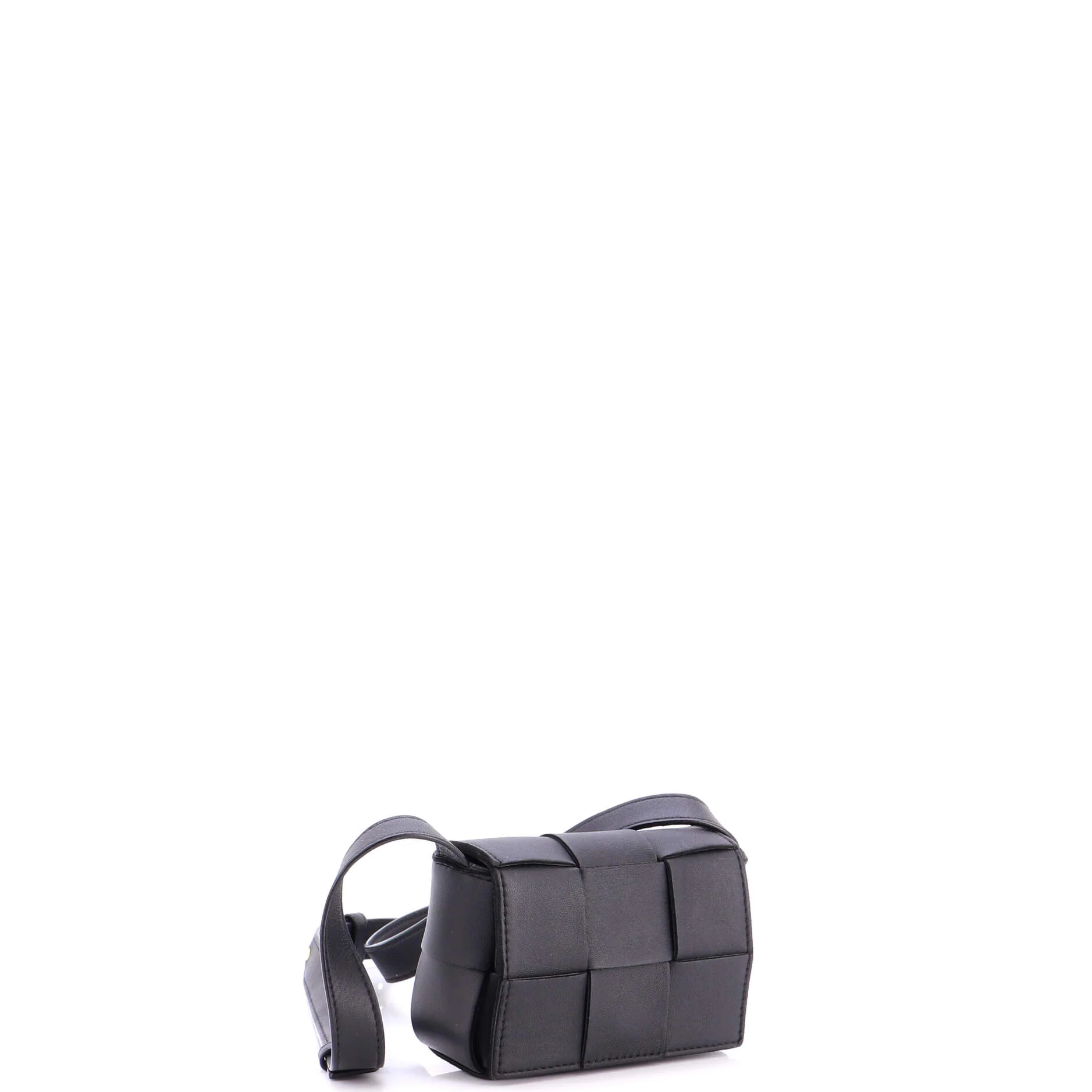 Cassette Crossbody Bag Maxi Intrecciato Leather Candy - Image 2