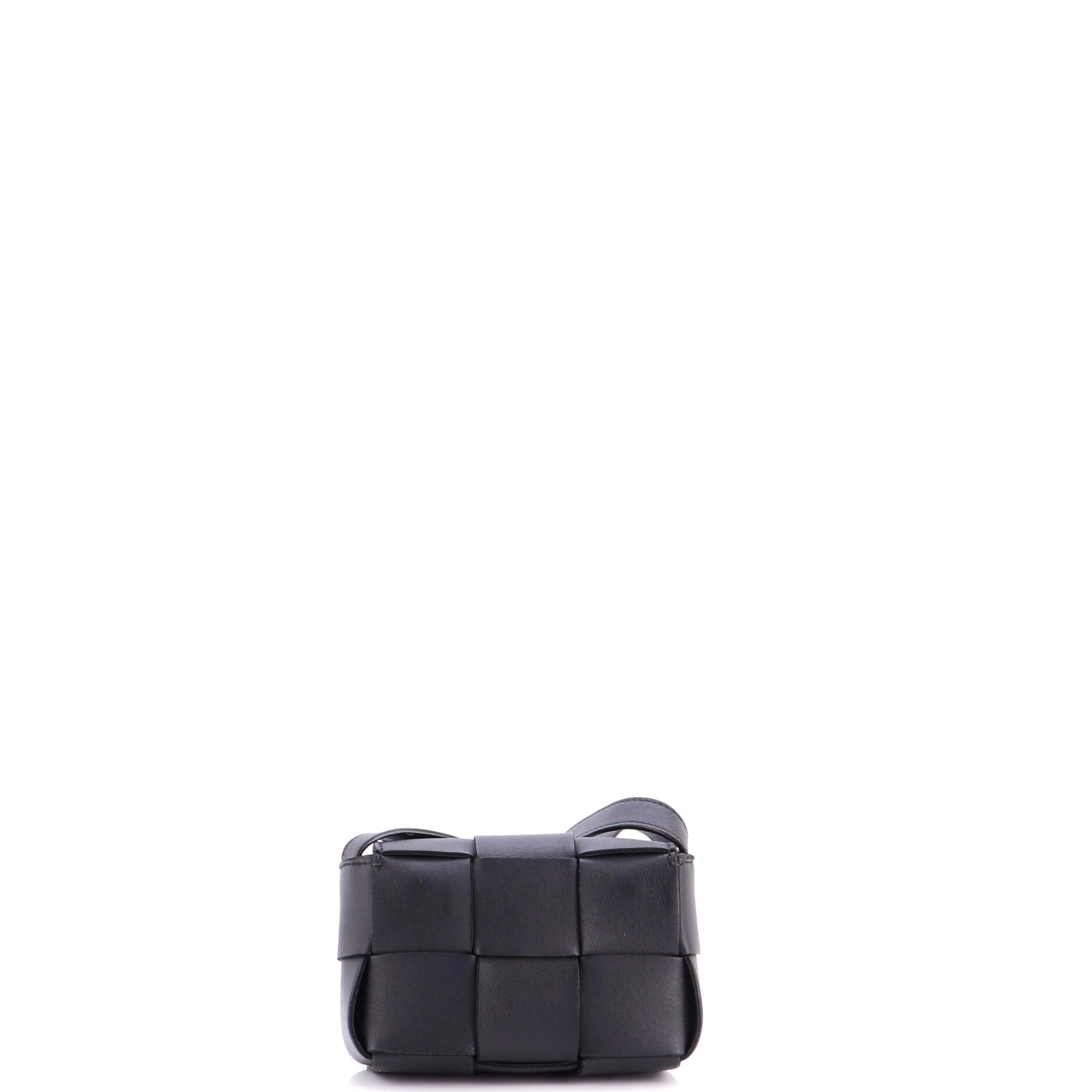 Cassette Crossbody Bag Maxi Intrecciato Leather Candy - Image 3