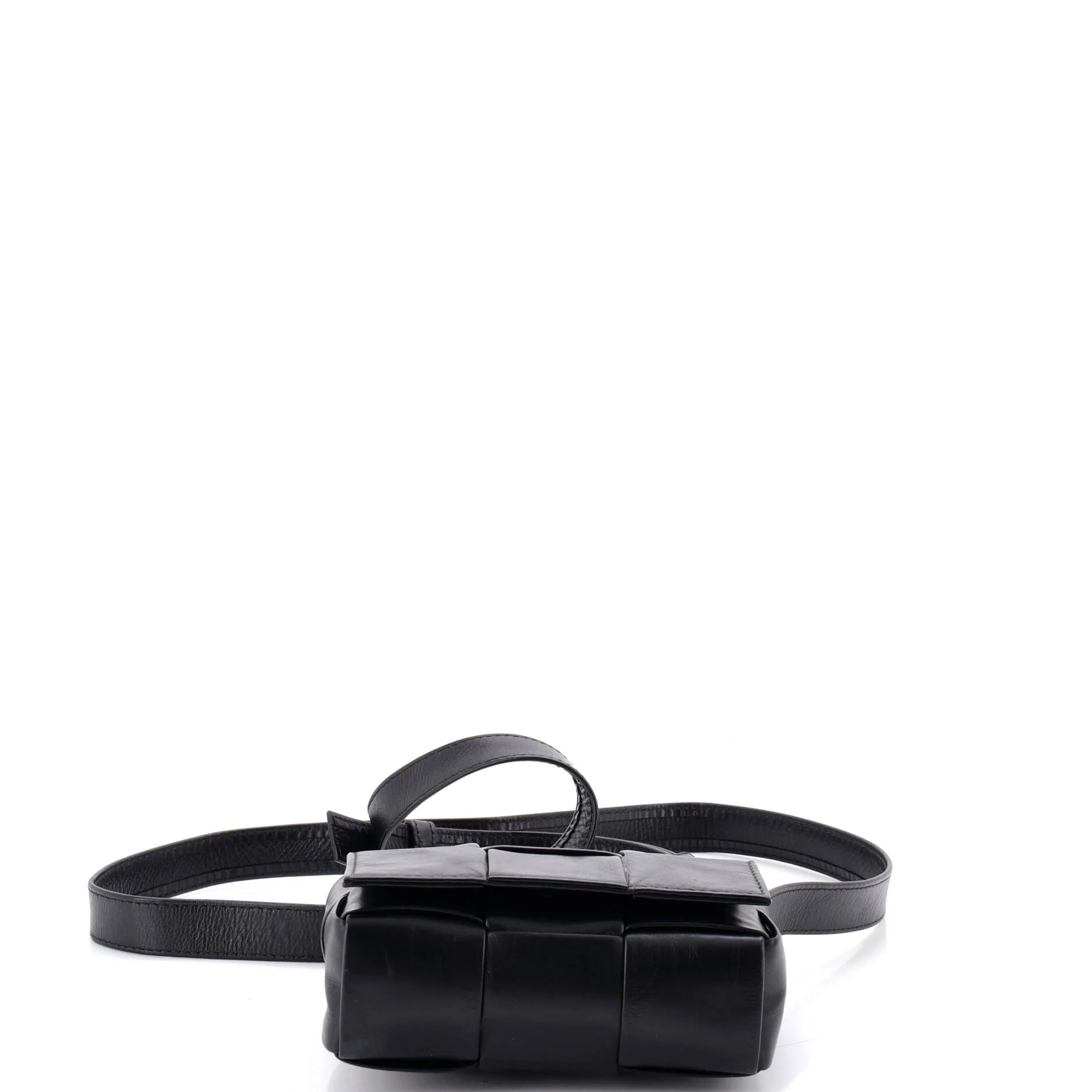 Cassette Crossbody Bag Maxi Intrecciato Leather Candy - Image 4