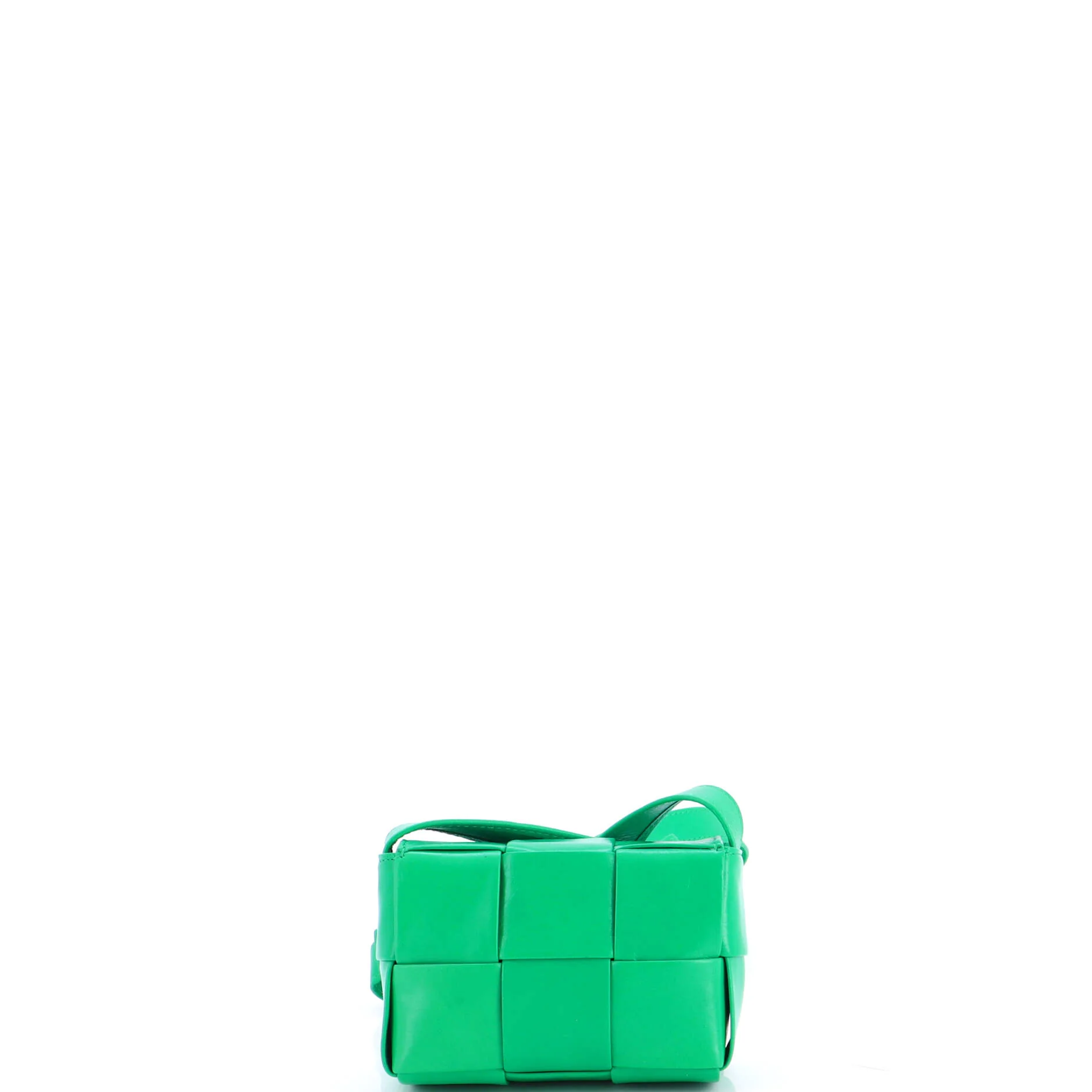Cassette Crossbody Bag Maxi Intrecciato Leather Candy - Image 3