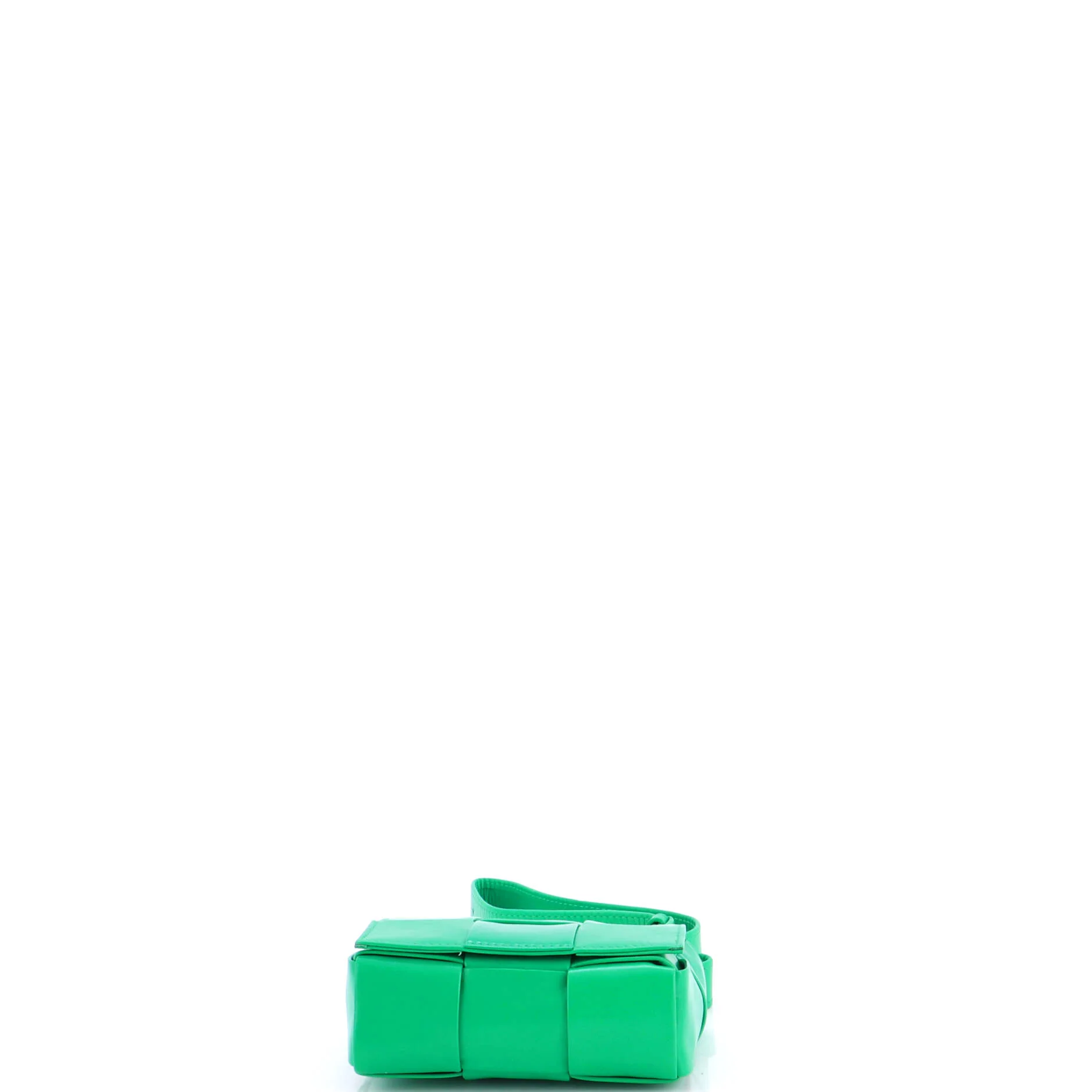 Cassette Crossbody Bag Maxi Intrecciato Leather Candy - Image 4