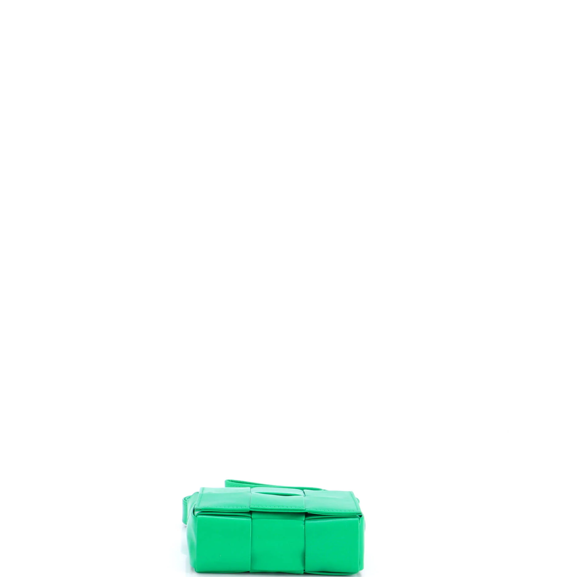 Cassette Crossbody Bag Maxi Intrecciato Leather Candy - Image 4