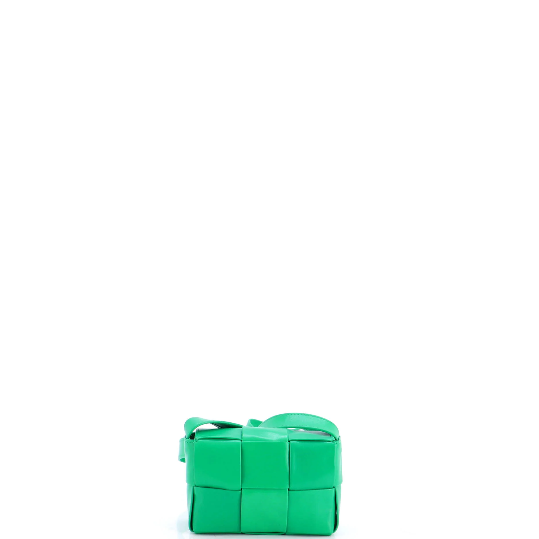 Cassette Crossbody Bag Maxi Intrecciato Leather Candy - Image 3