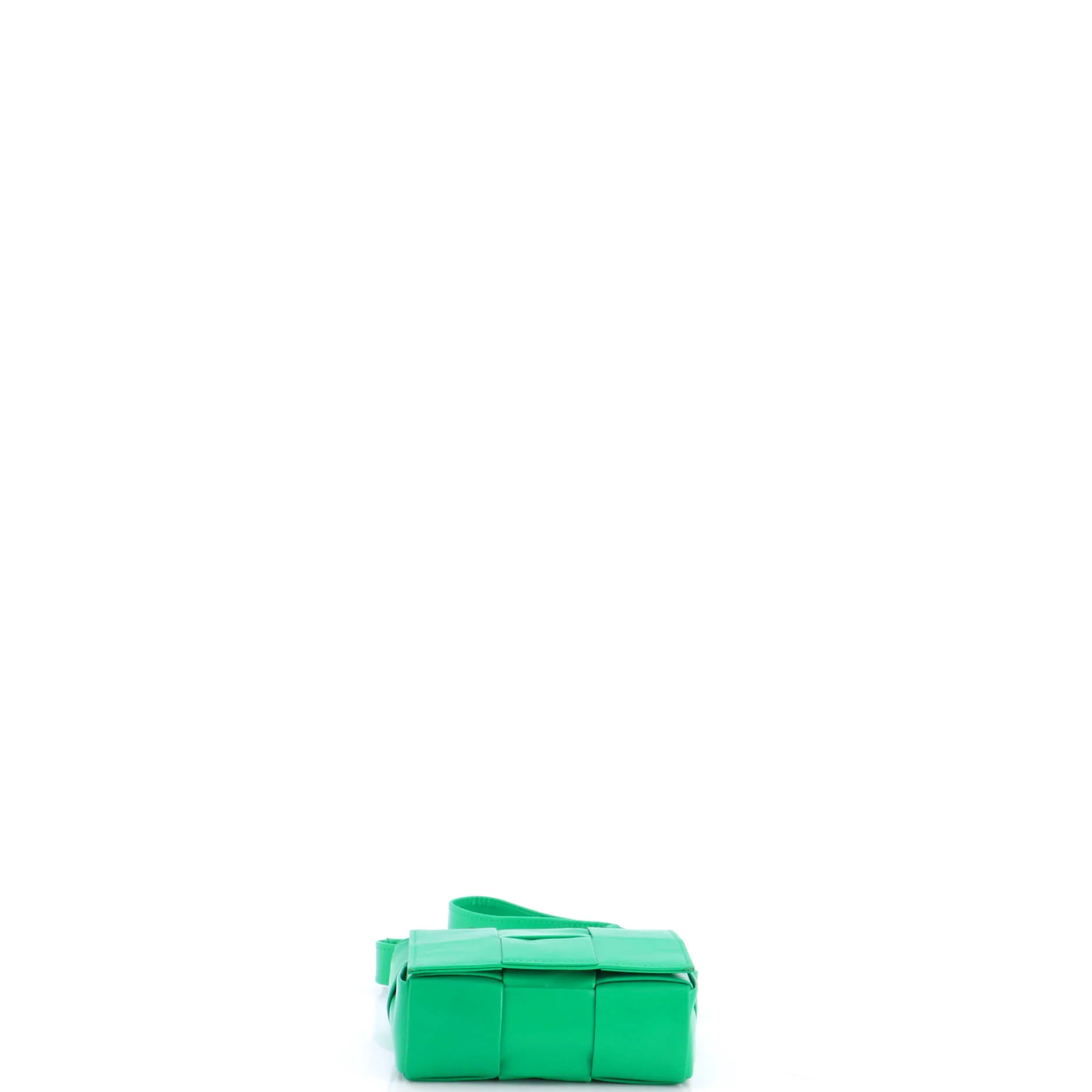 Cassette Crossbody Bag Maxi Intrecciato Leather Candy - Image 4