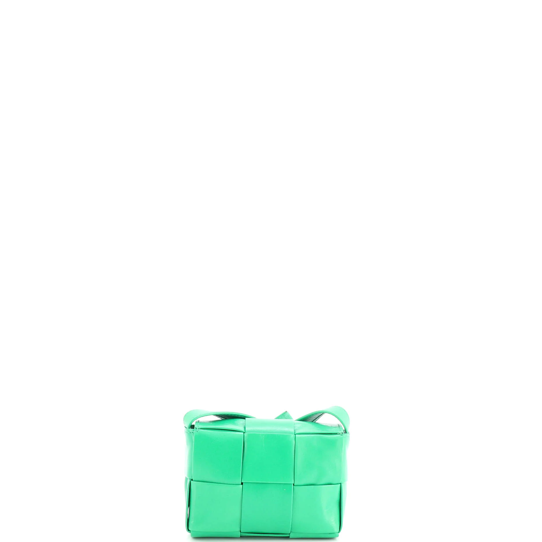 Cassette Crossbody Bag Maxi Intrecciato Leather Candy - Image 3