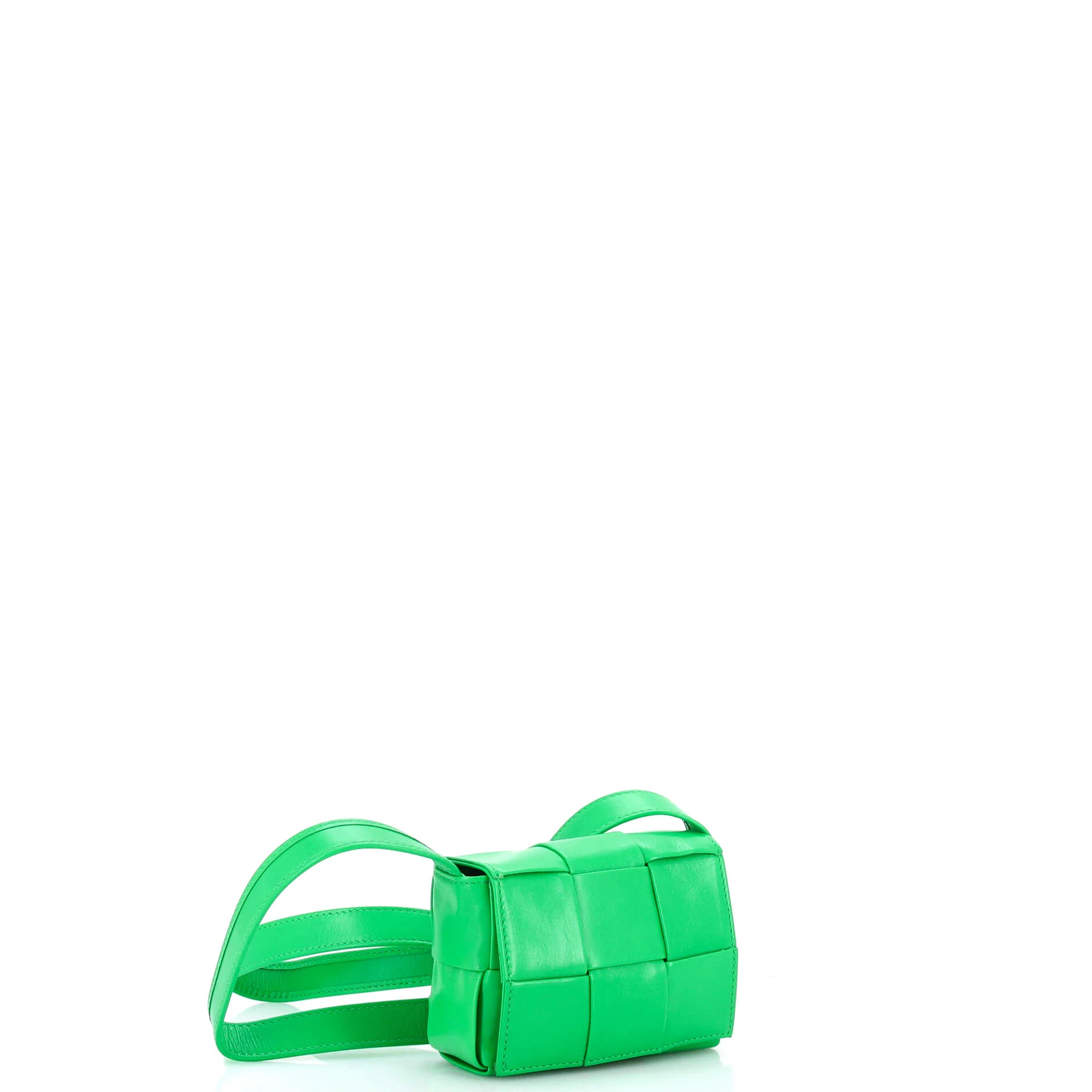 Cassette Crossbody Bag Maxi Intrecciato Leather Candy - Image 2