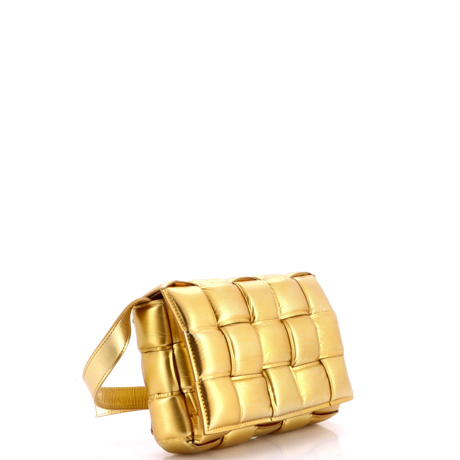 Cassette Crossbody Bag Padded Maxi Intrecciato Leather - Image 2