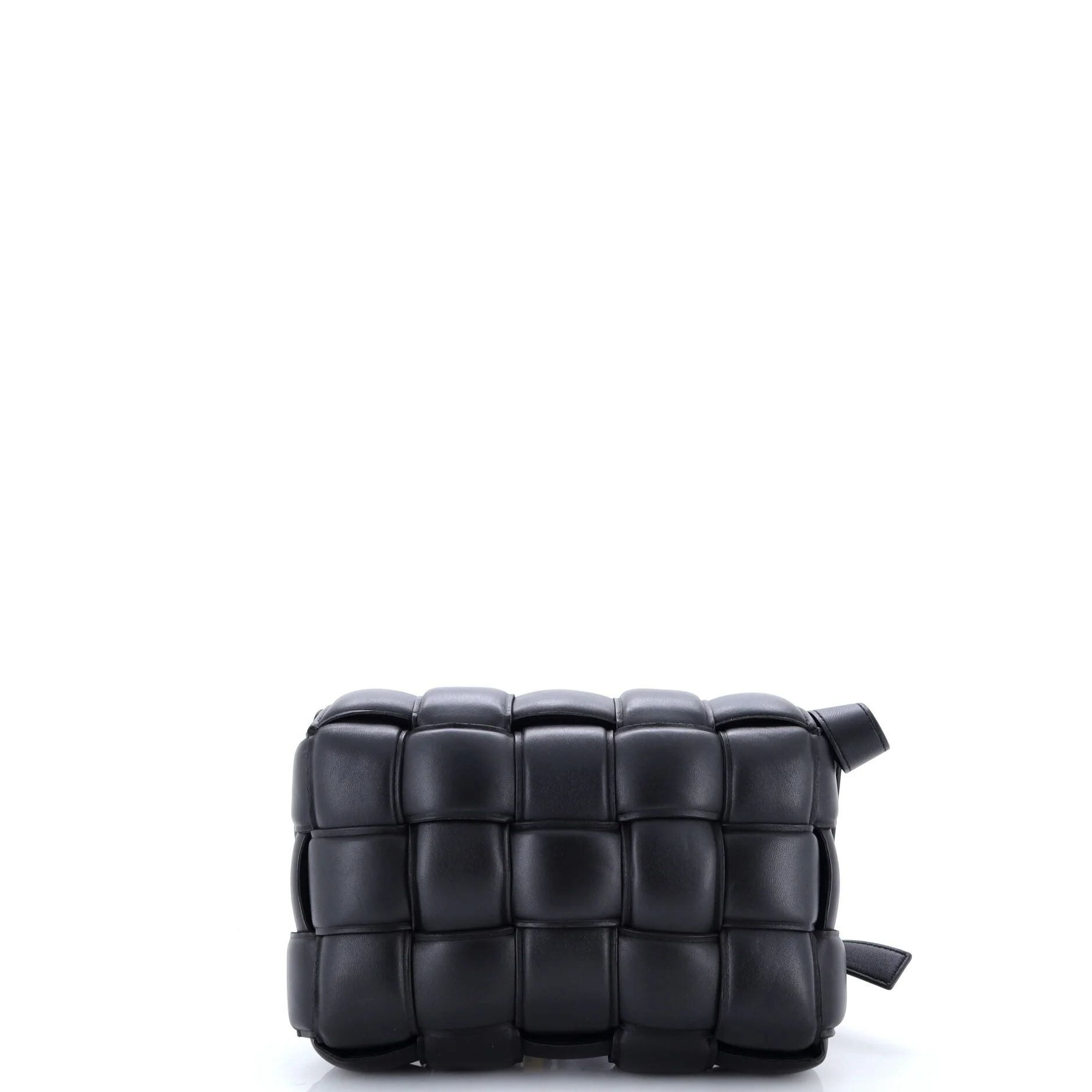 Cassette Crossbody Bag Padded Maxi Intrecciato Leather - Image 3