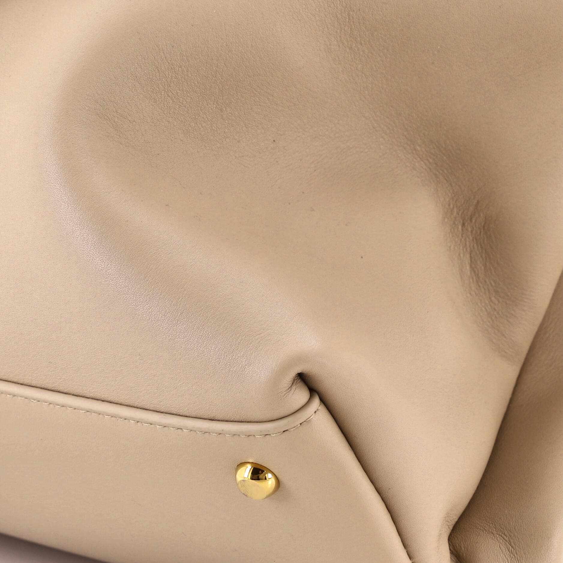 Ciao Ciao Top Handle Bag Leather with Intrecciato Detail Medium - Image 6