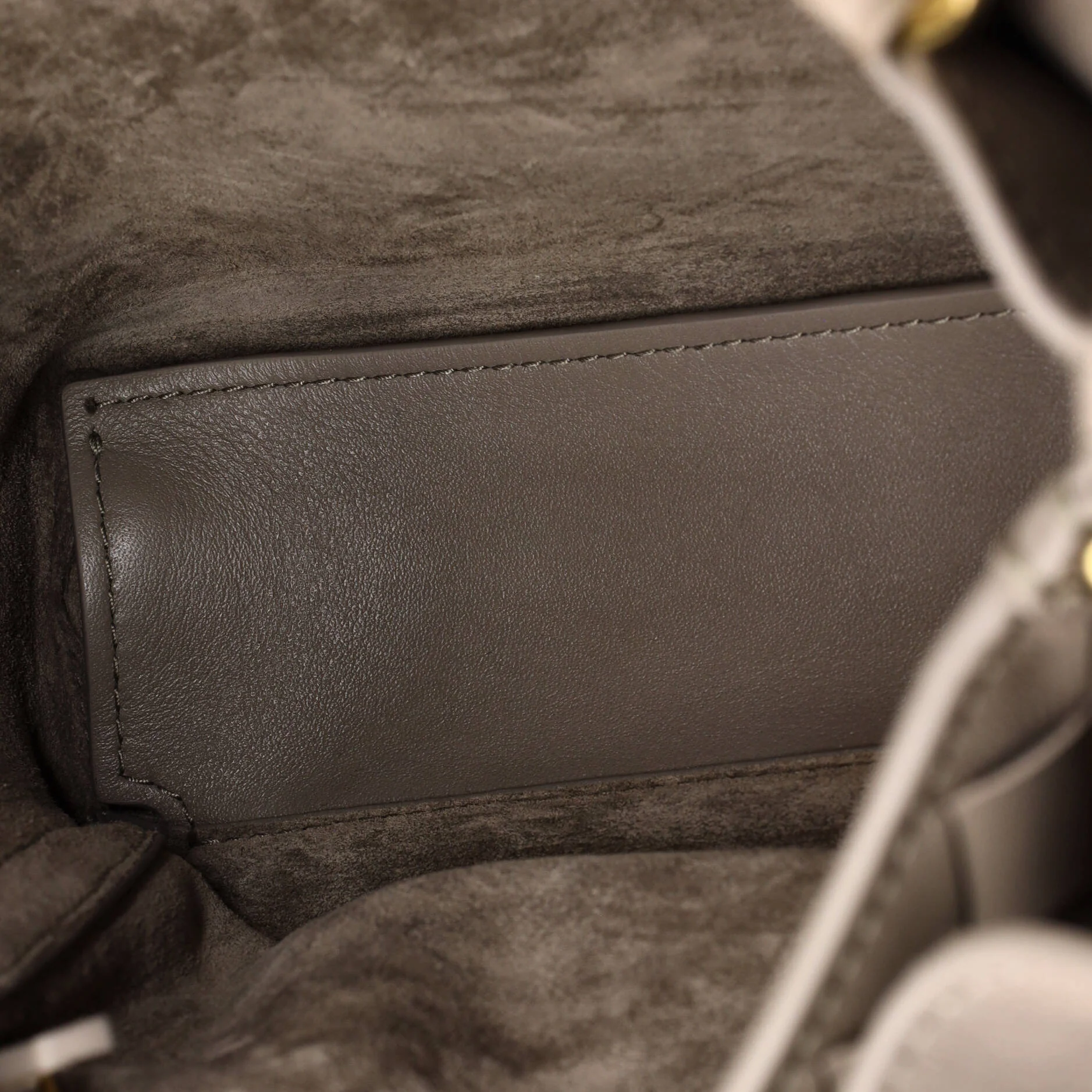 Ciao Ciao Top Handle Bag Leather with Intrecciato Detail Small - Image 5