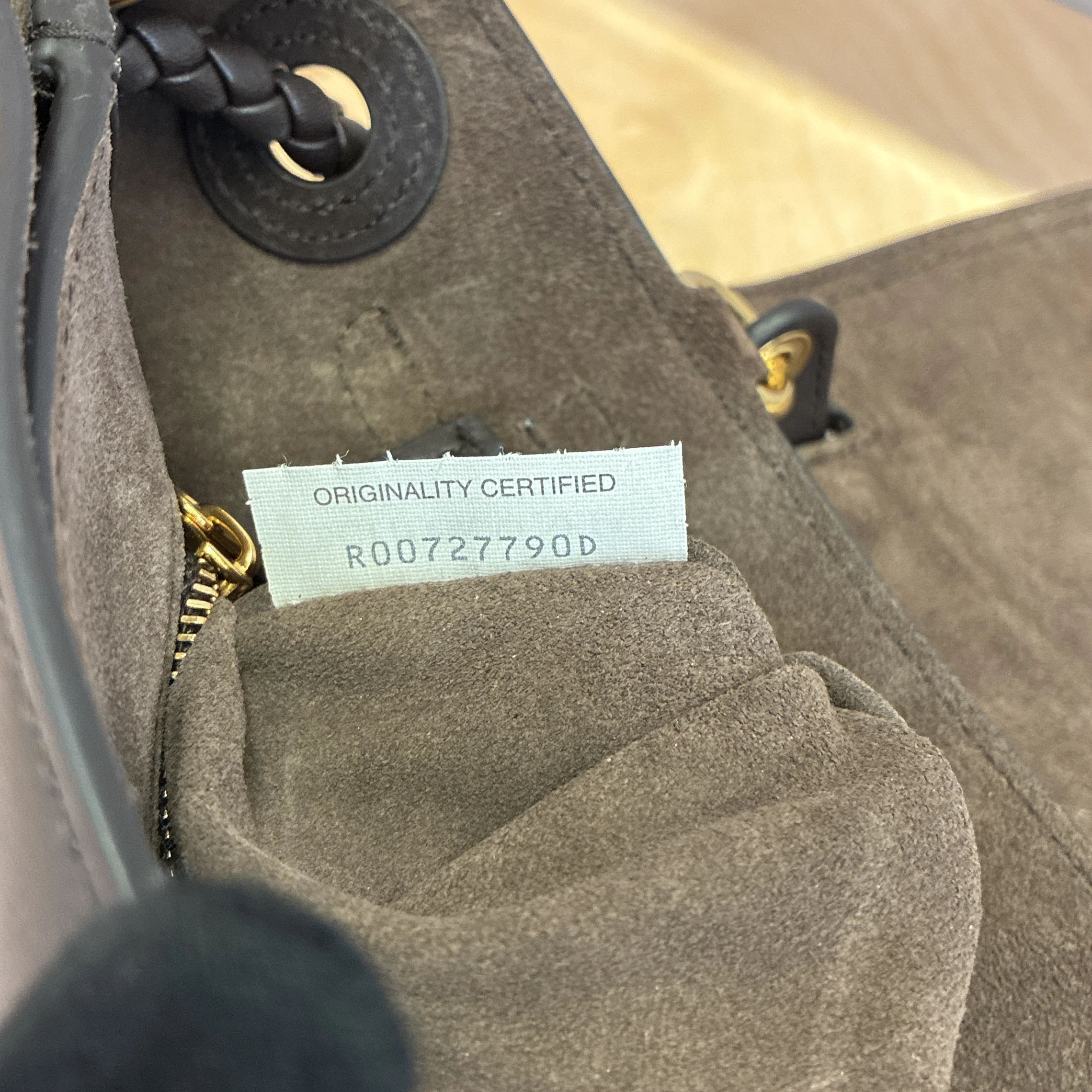 Ciao Ciao Top Handle Bag Leather with Intrecciato Detail Small - Image 7