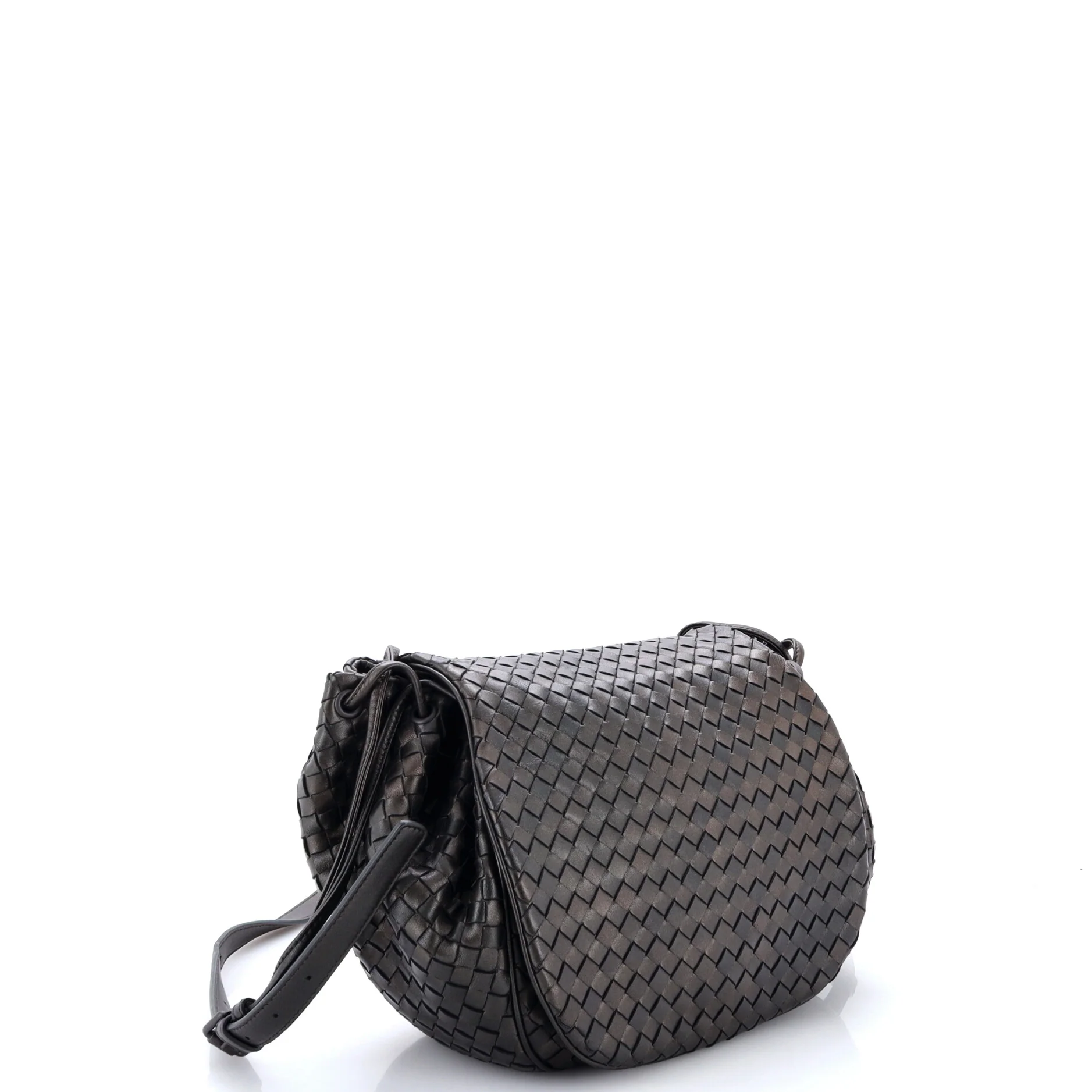 Flap Messenger Bag Intrecciato Nappa Small - Image 2