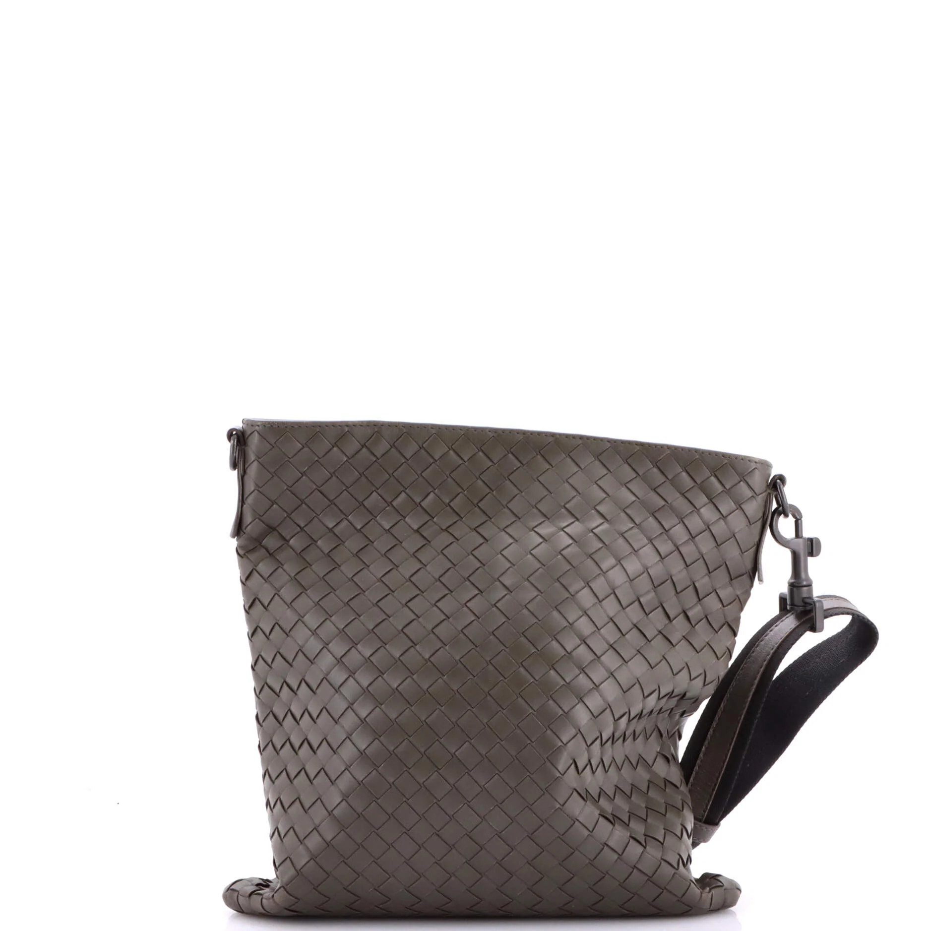 Flat Messenger Bag Intrecciato Nappa Medium - Image 3