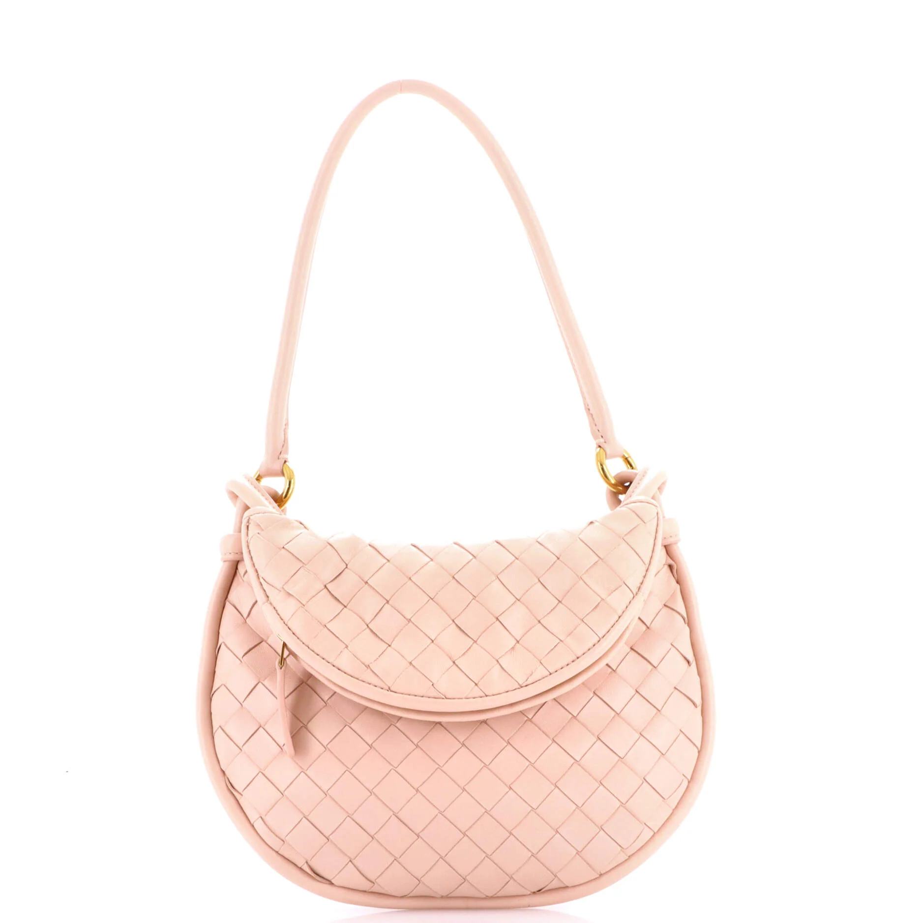 Gemelli Shoulder Bag Intrecciato Leather Small