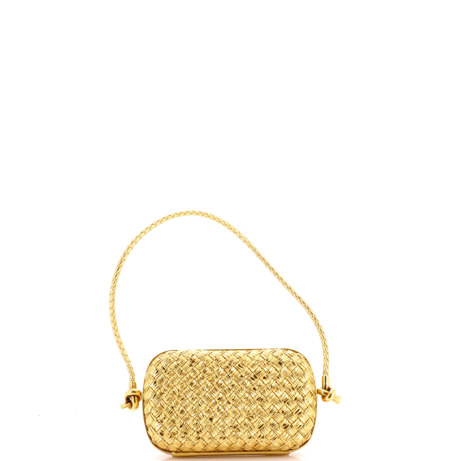 Knot Minaudiere on Strap Intrecciato Leather - Image 4
