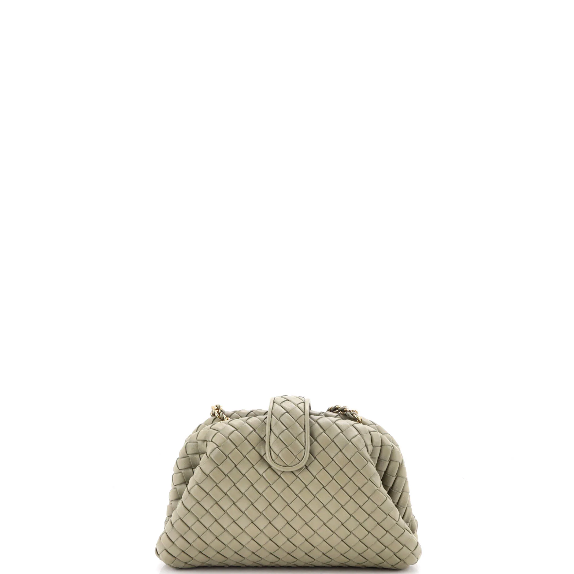 Lauren 1980 Clutch with Chain Intrecciato Nappa Teen - Image 3