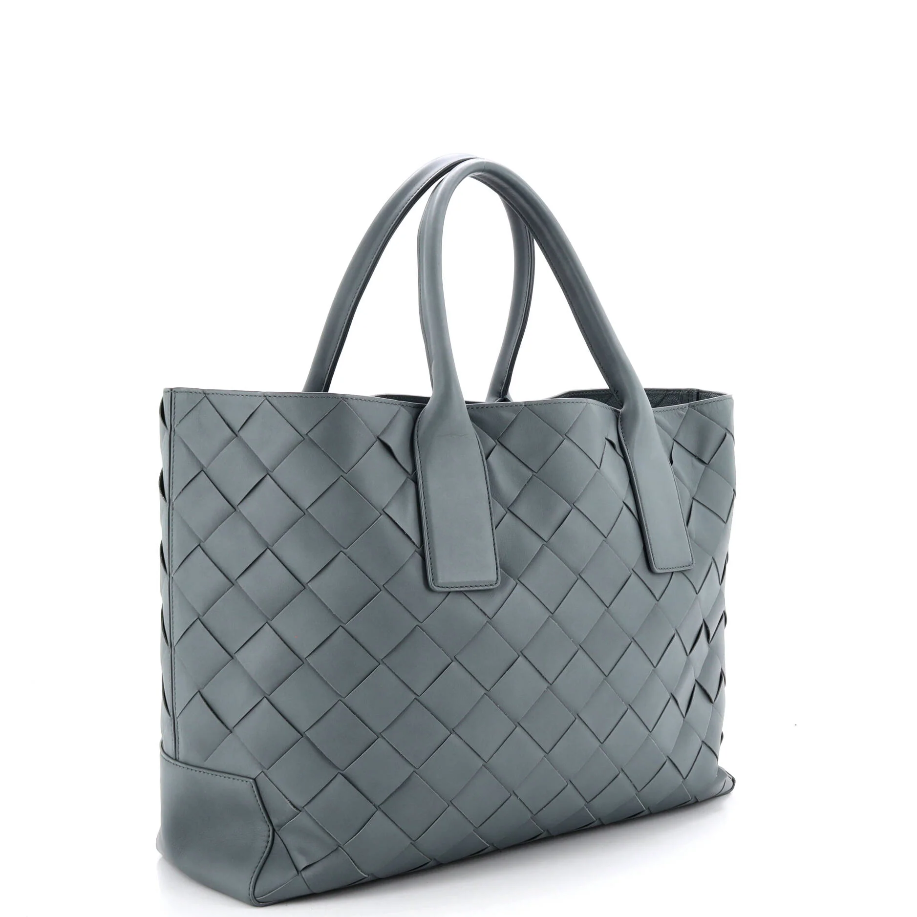 Open Tote Maxi Intrecciato Leather - Image 3