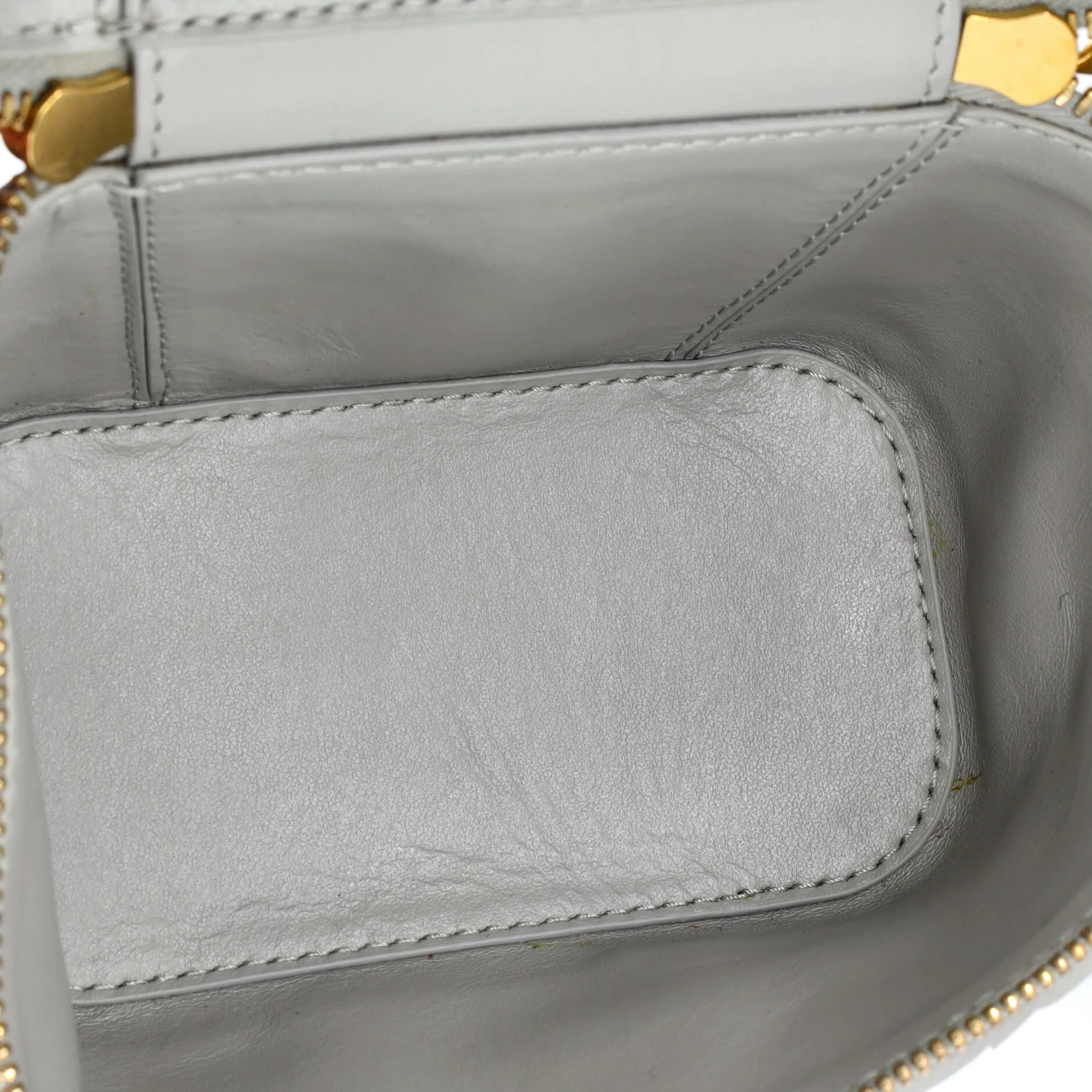 Vanity Case on Strap Intrecciato Leather Mini - Image 5