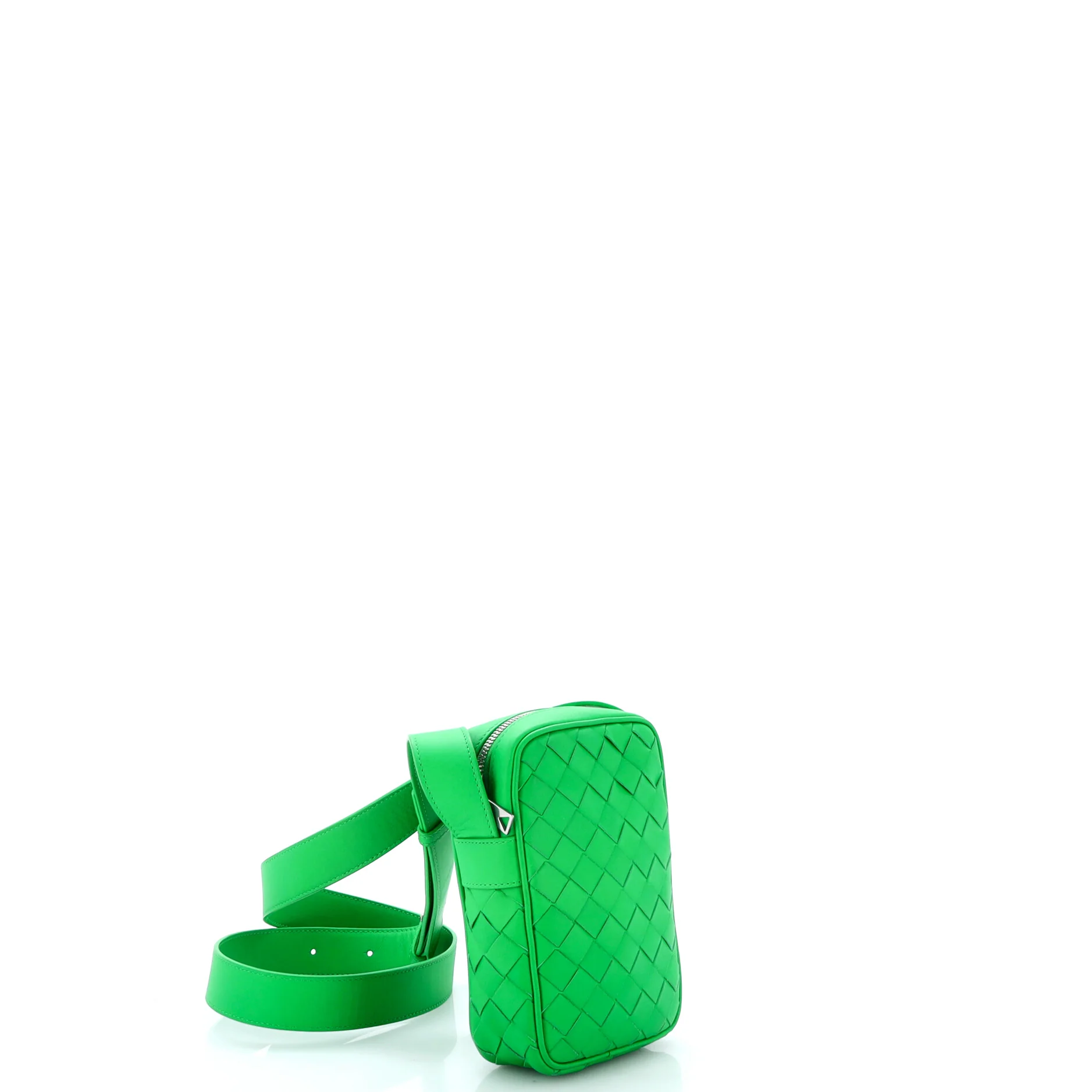 Zipped Phone Crossbody Bag Intrecciato Nappa - Image 2