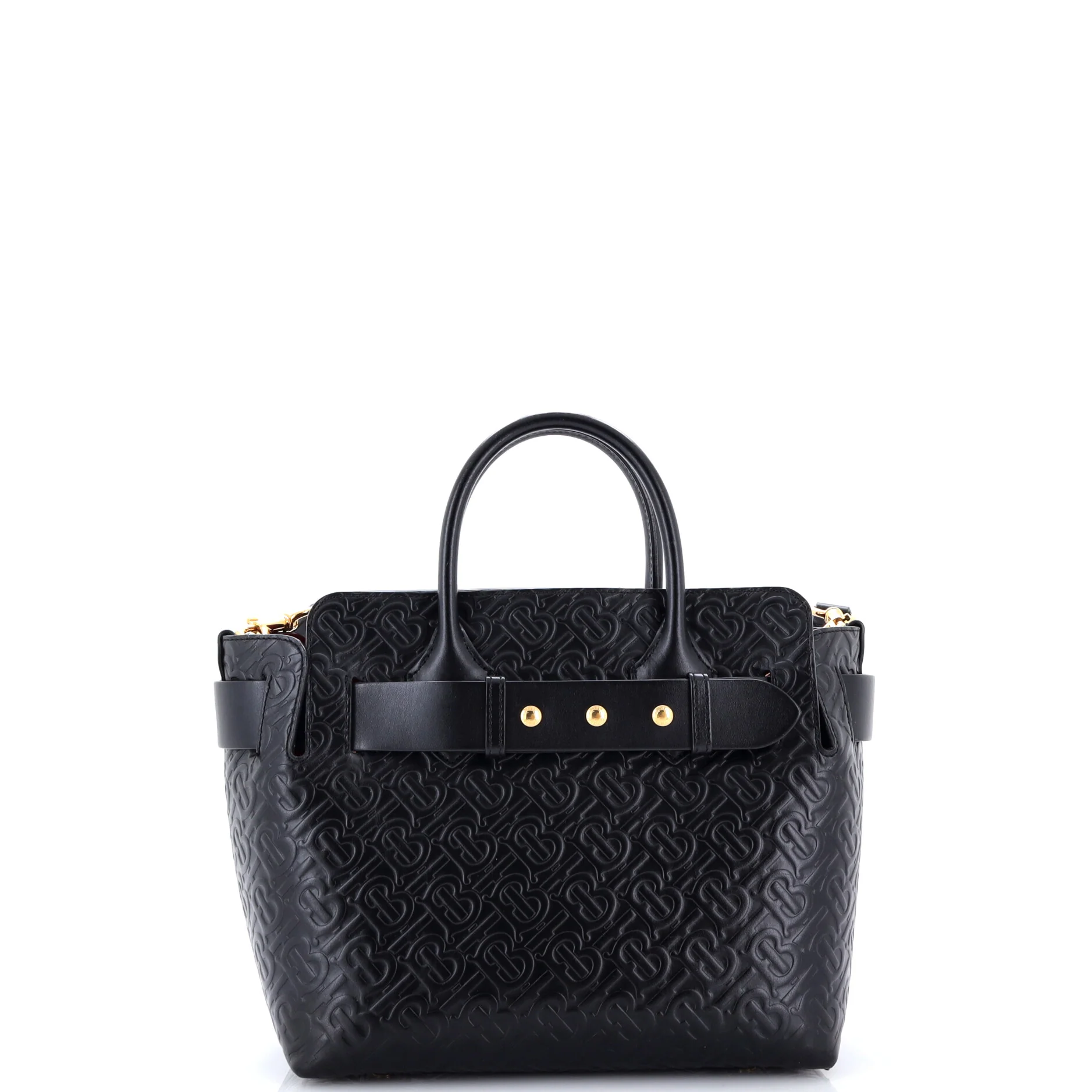 Belt Tote Monogram Embossed Leather Small - Image 3
