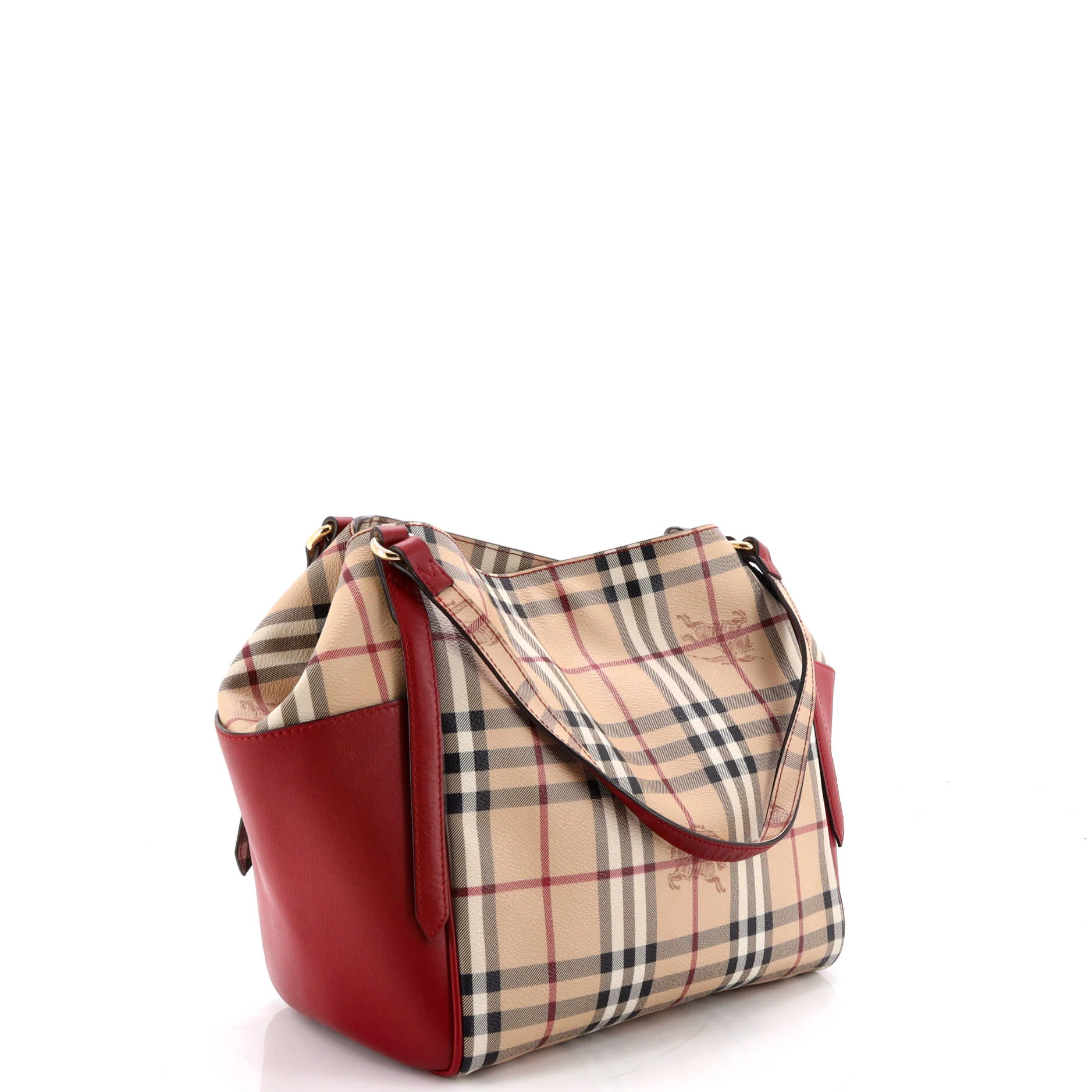Canterbury Panels Tote Haymarket Coated Canvas and Leather Small - Image 2