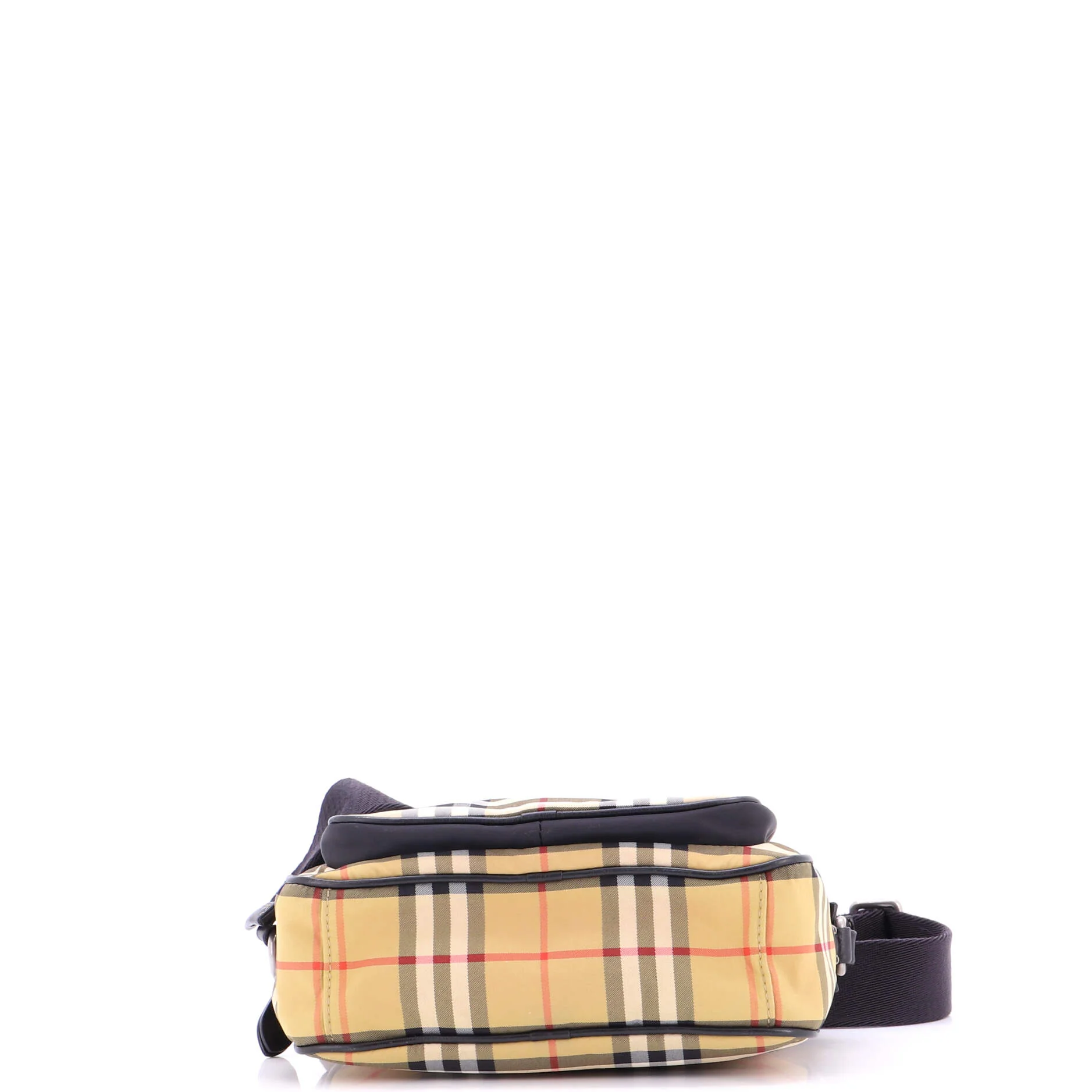 Front Pocket Crossbody Bag Vintage Check Canvas - Image 8