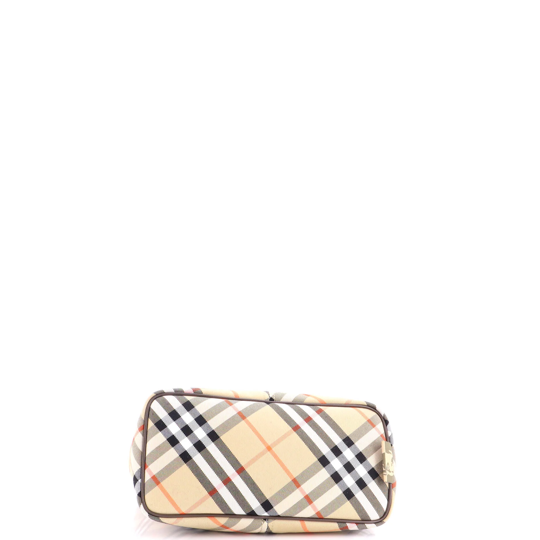 Hobo Shoulder Bag Vintage Check Canvas Small - Image 4