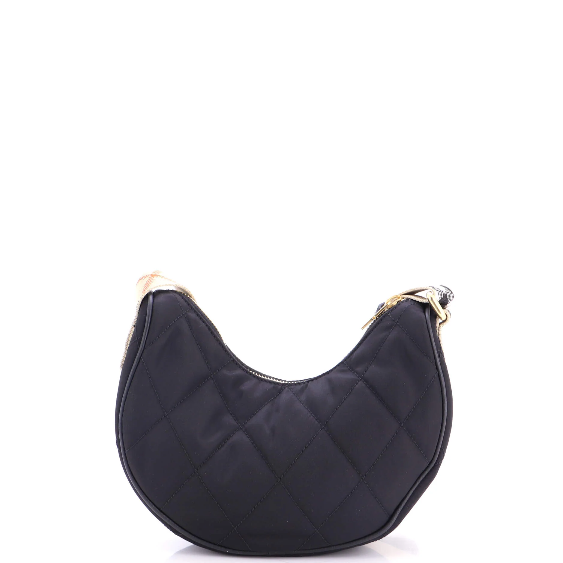 Horseshoe Crossbody Bag Quilted Nylon - Image 3