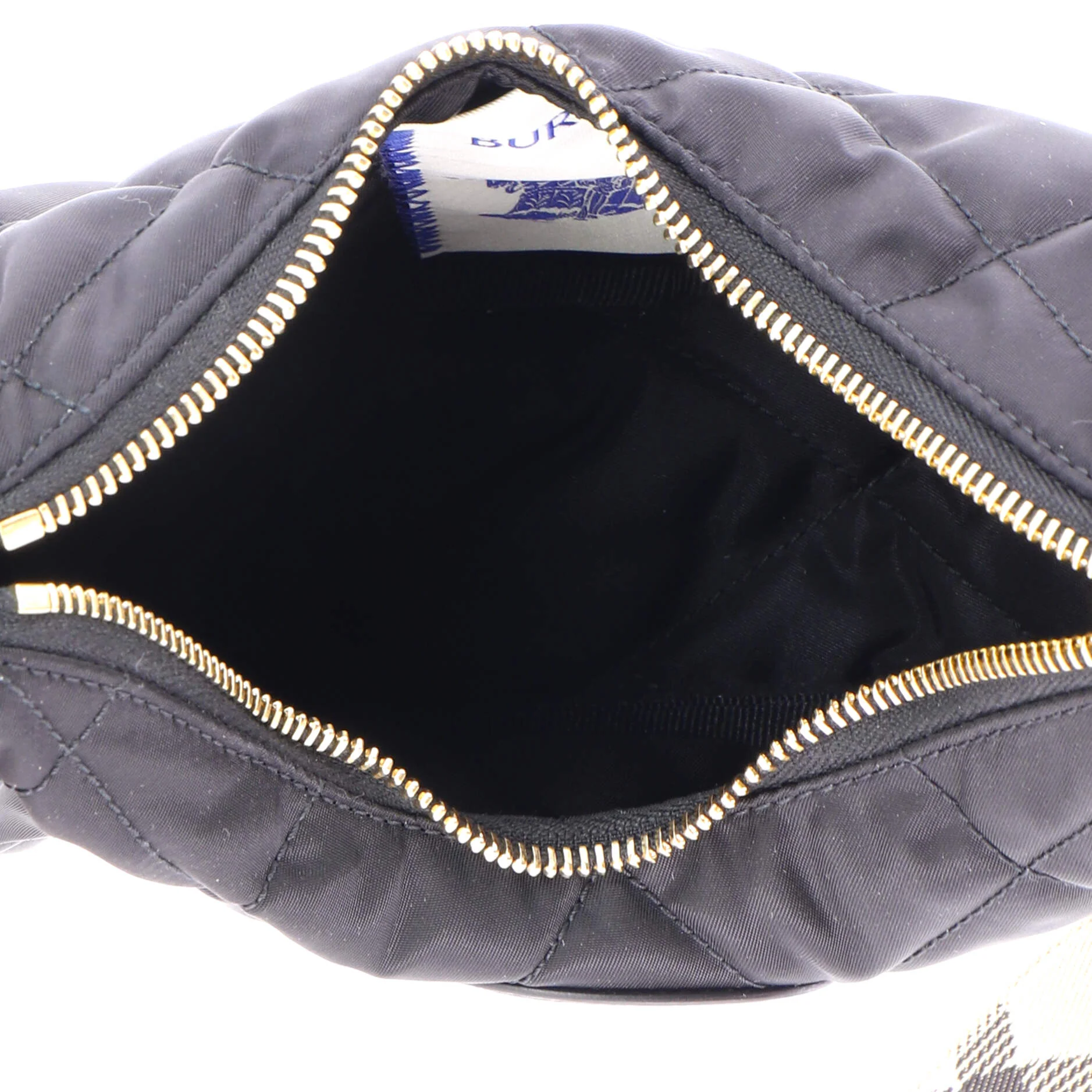 Horseshoe Crossbody Bag Quilted Nylon - Image 5