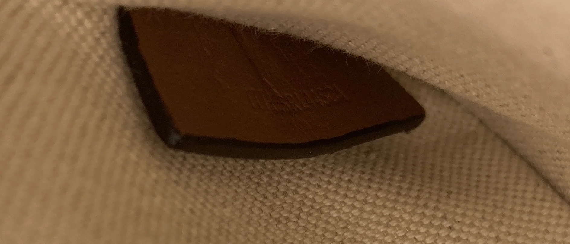 Logo Pocket Tote Canvas with Leather Mini - Image 6