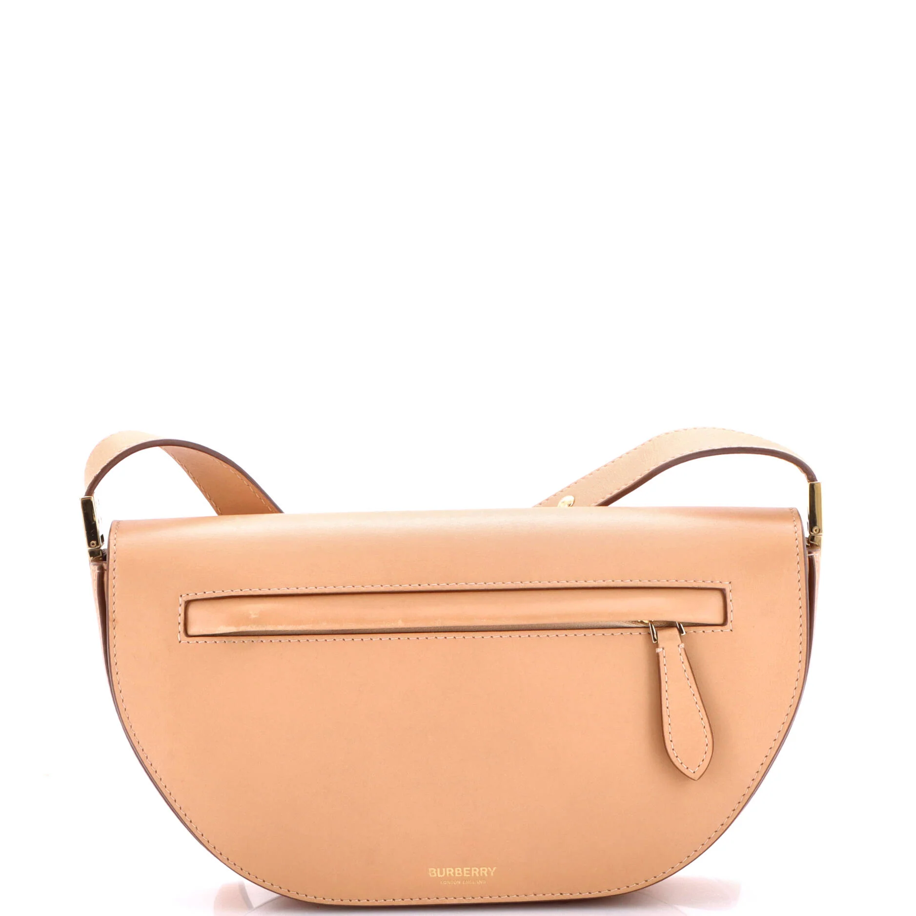 Olympia Zip Shoulder Bag Leather Small