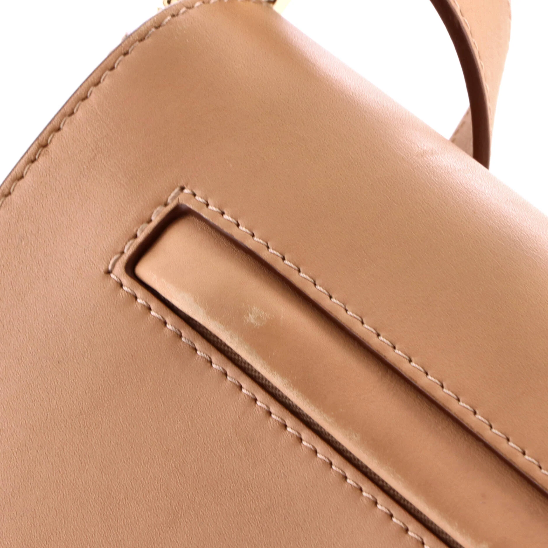 Olympia Zip Shoulder Bag Leather Small - Image 6