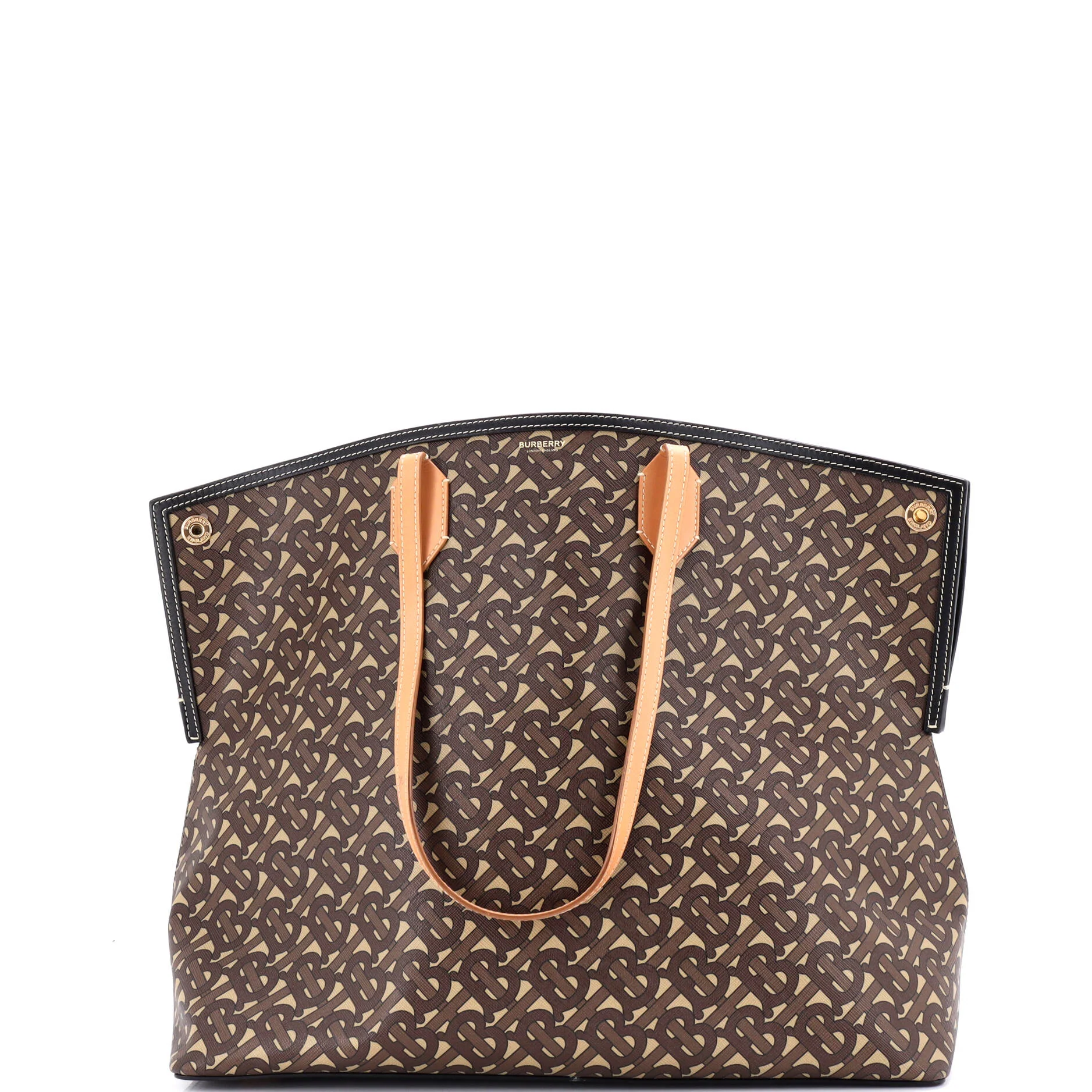 Society Tote Monogram E-Canvas Large