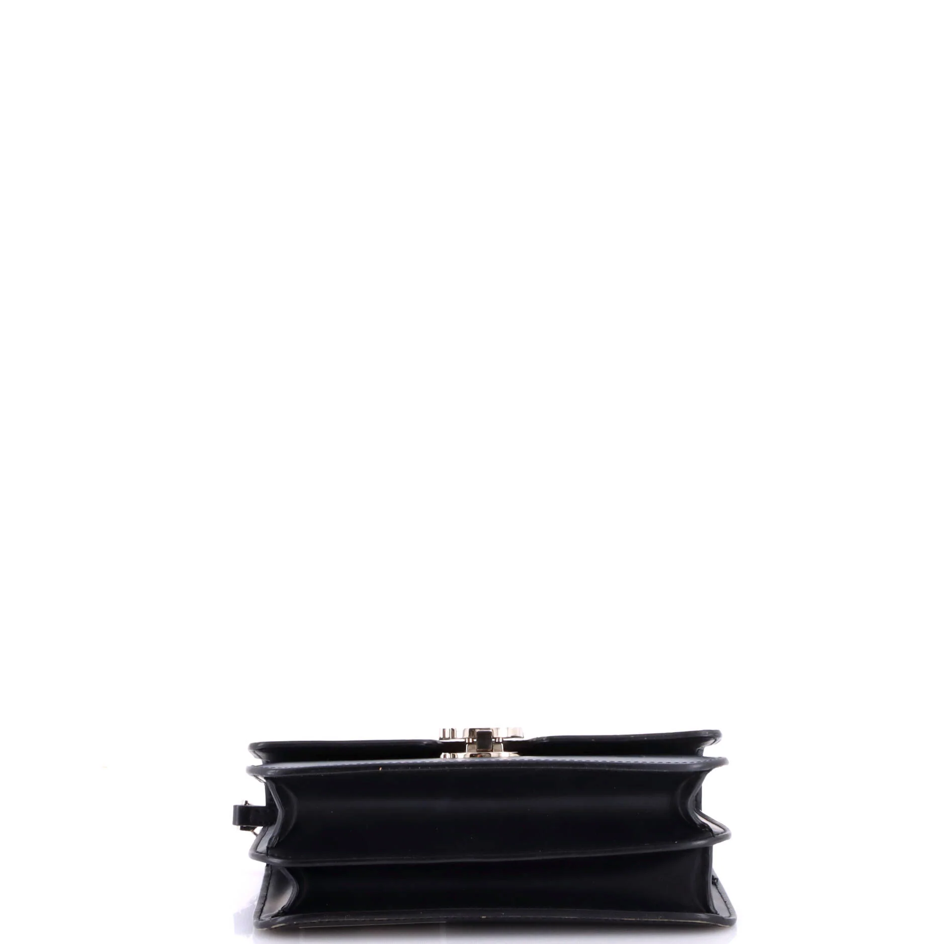 TB Flap Bag Printed Leather Small - Image 4
