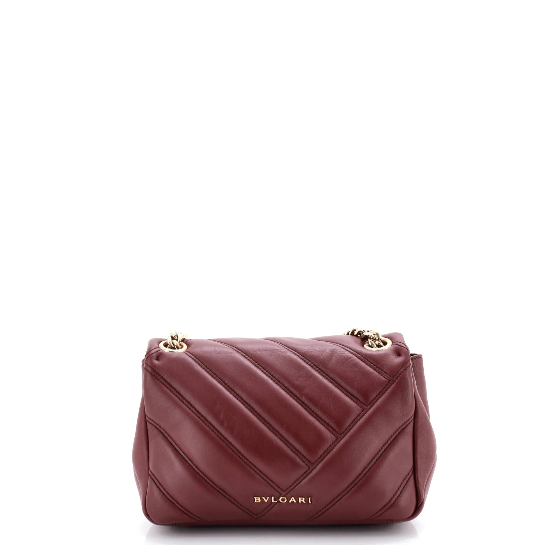Serpenti Cabochon Shoulder Bag Diagonal Quilted Leather Small - Image 3