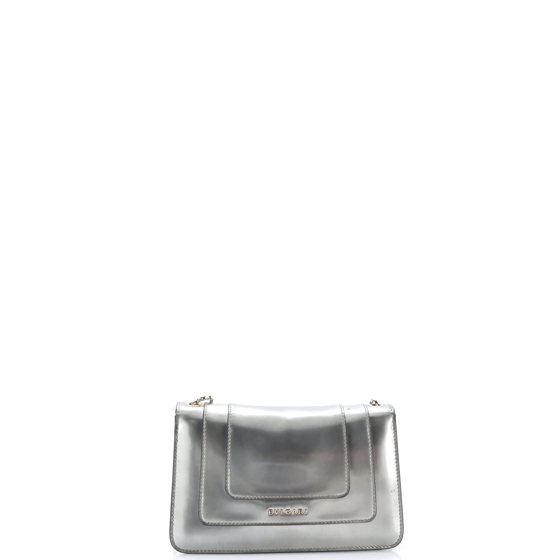 Serpenti Forever Shoulder Bag Metallic Leather Small - Image 4