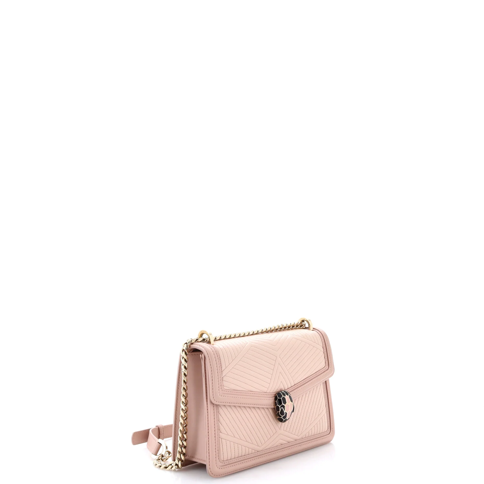 Serpenti Forever Shoulder Bag Quilted Leather Small - Image 2