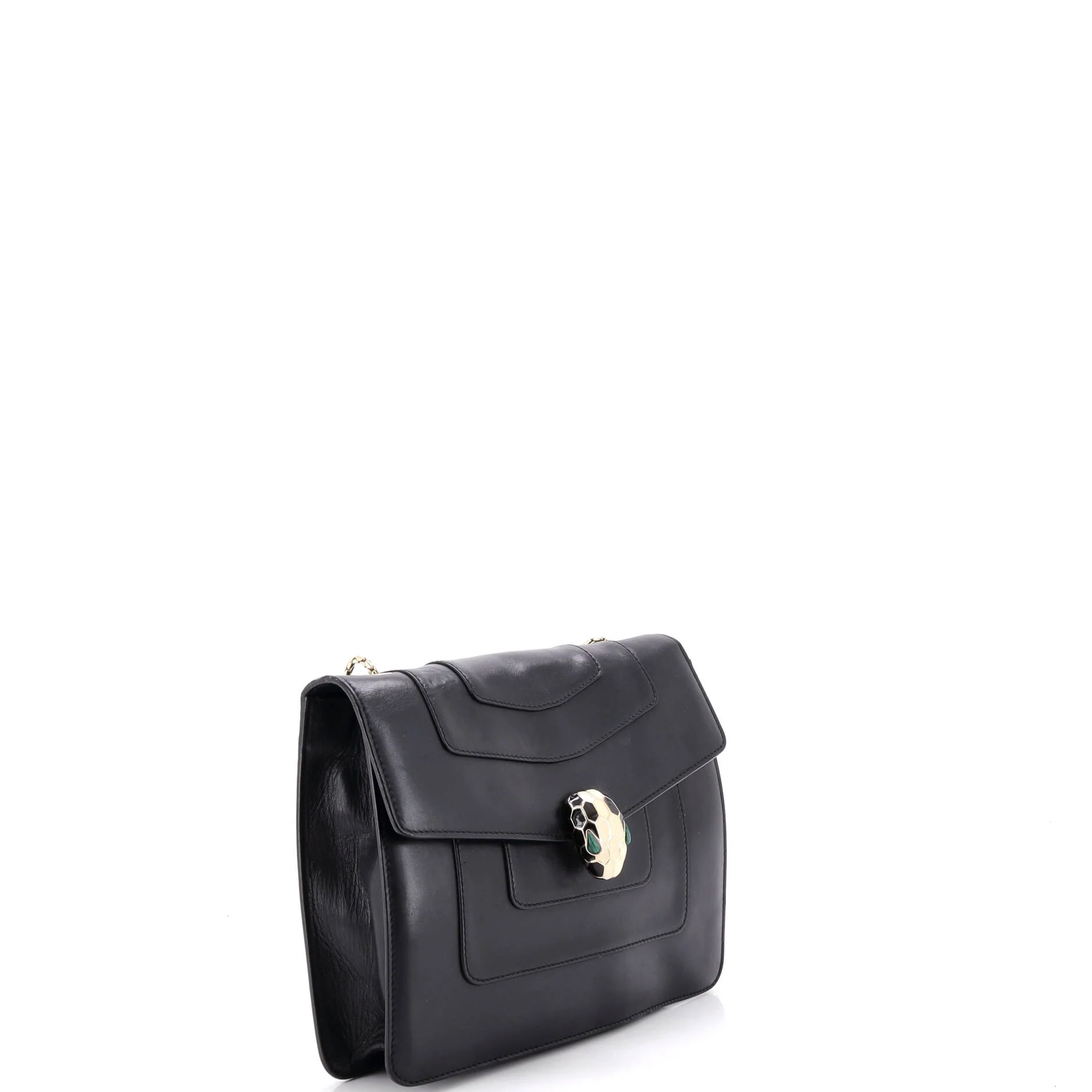 Serpenti Forever Square Shoulder Bag Leather Medium - Image 2