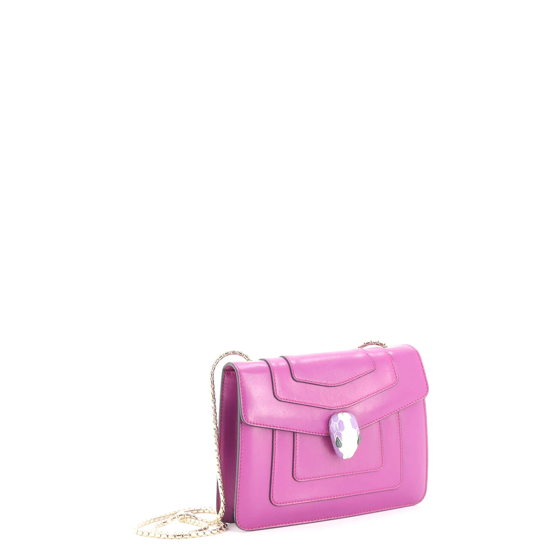 Serpenti Forever Square Shoulder Bag Leather Small - Image 2