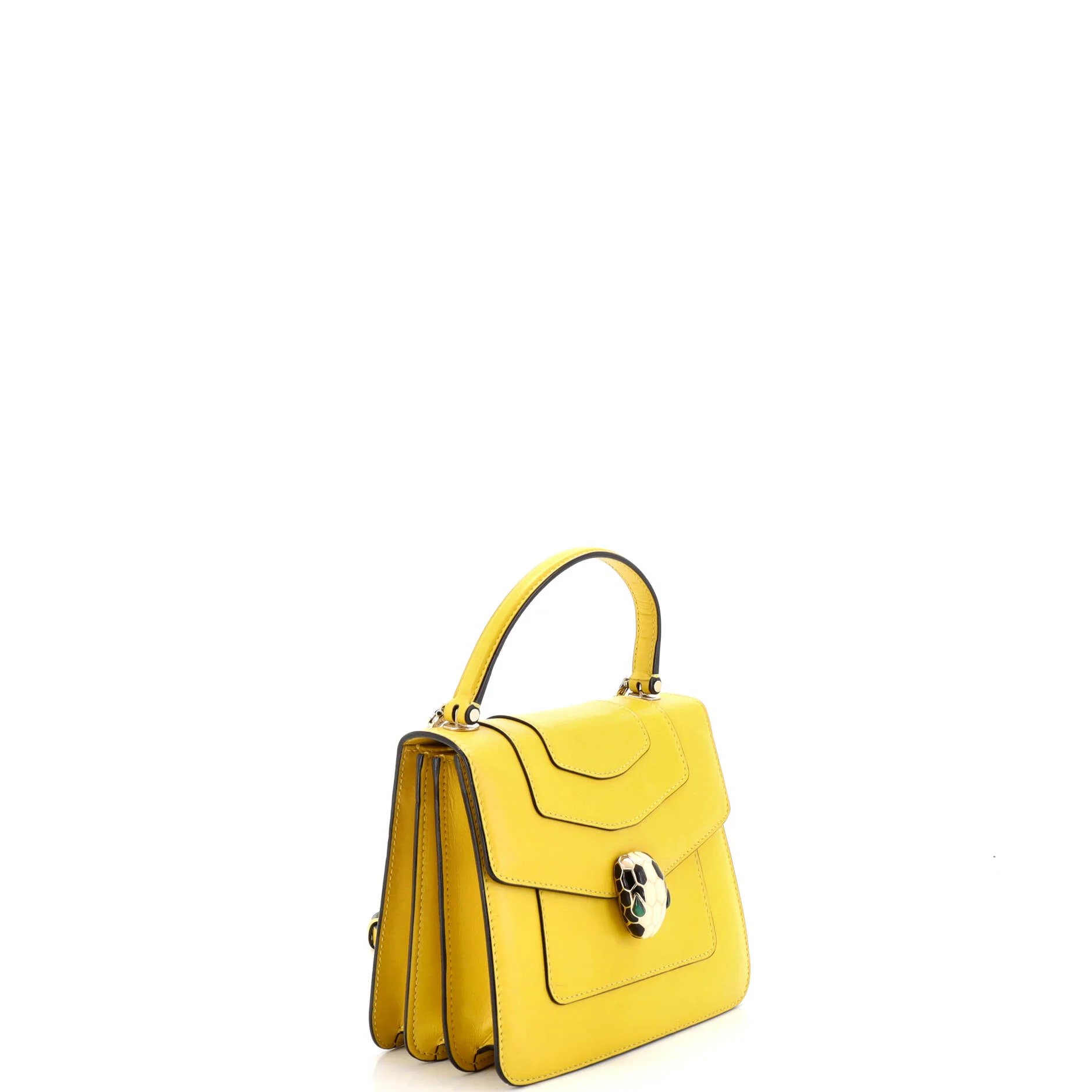 Serpenti Forever Top Handle Bag Leather Small - Image 2