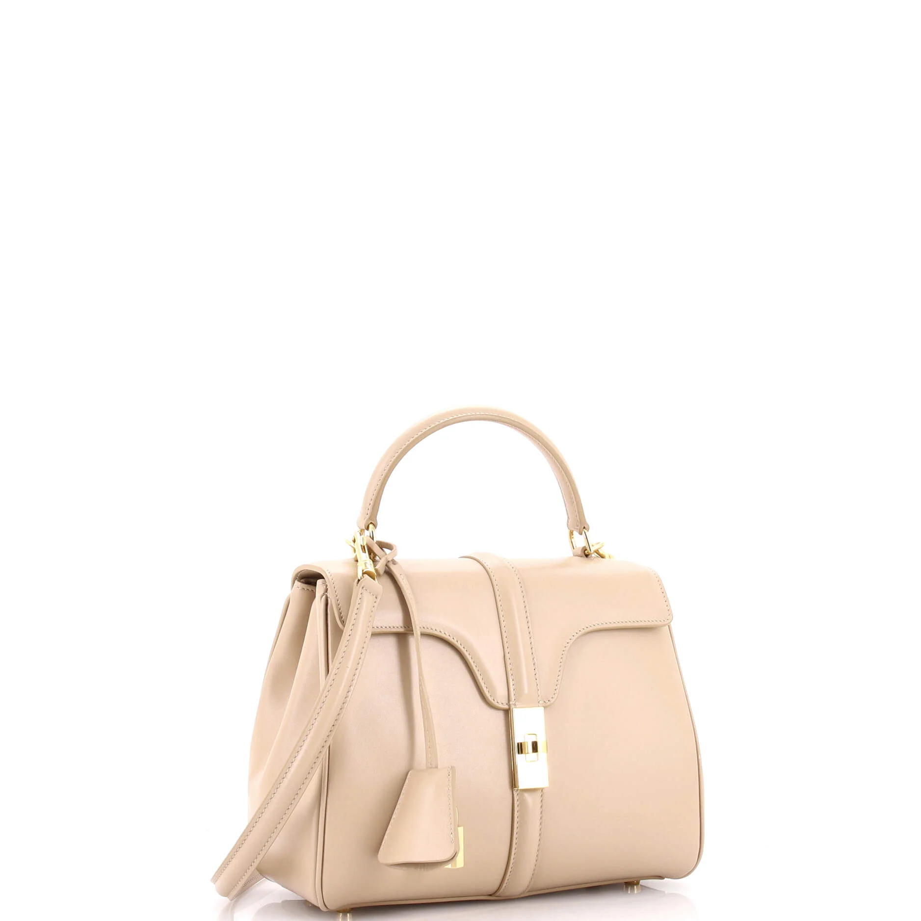 16 Top Handle Bag Smooth Calfskin Small - Image 2