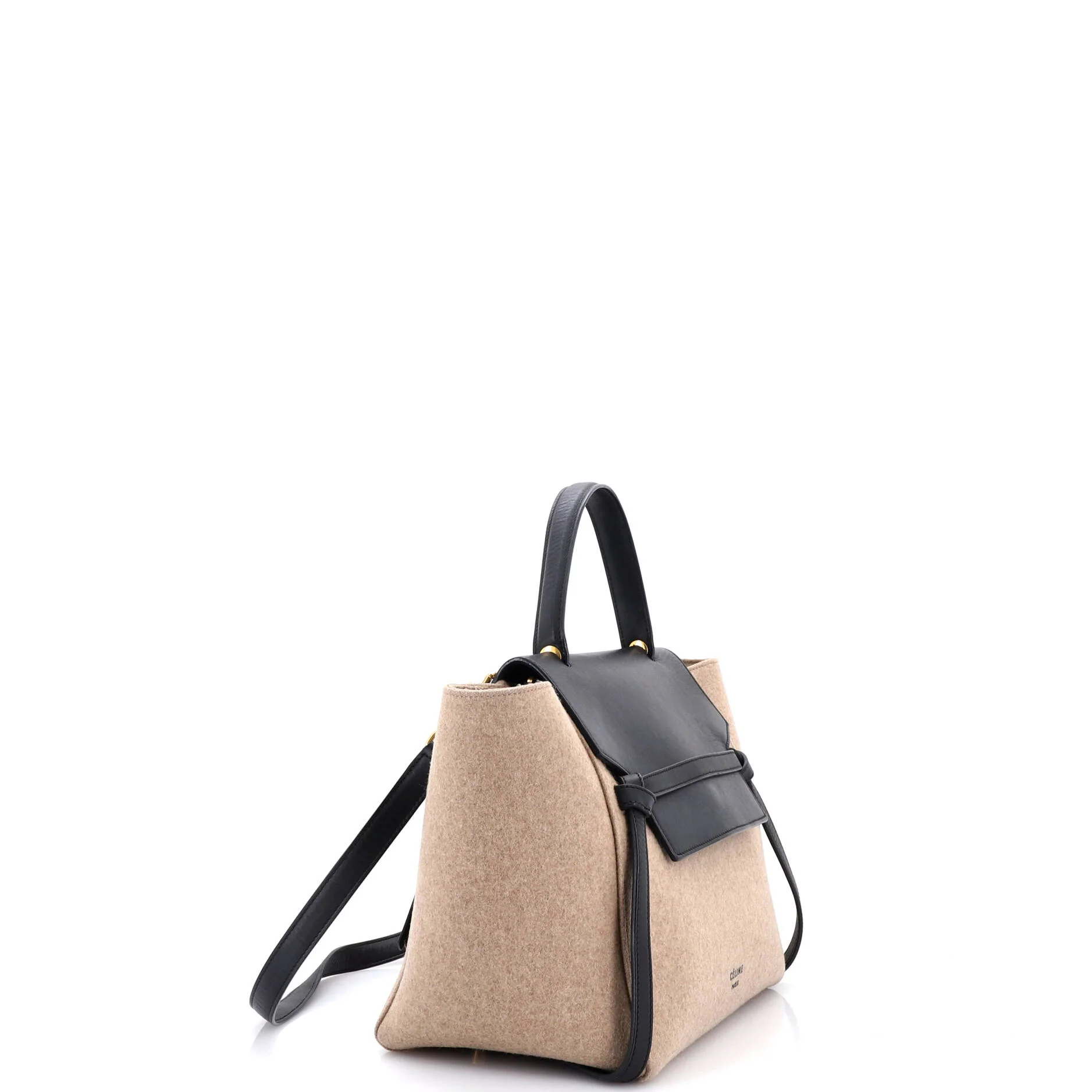 Belt Bag Felt and Leather Mini - Image 2