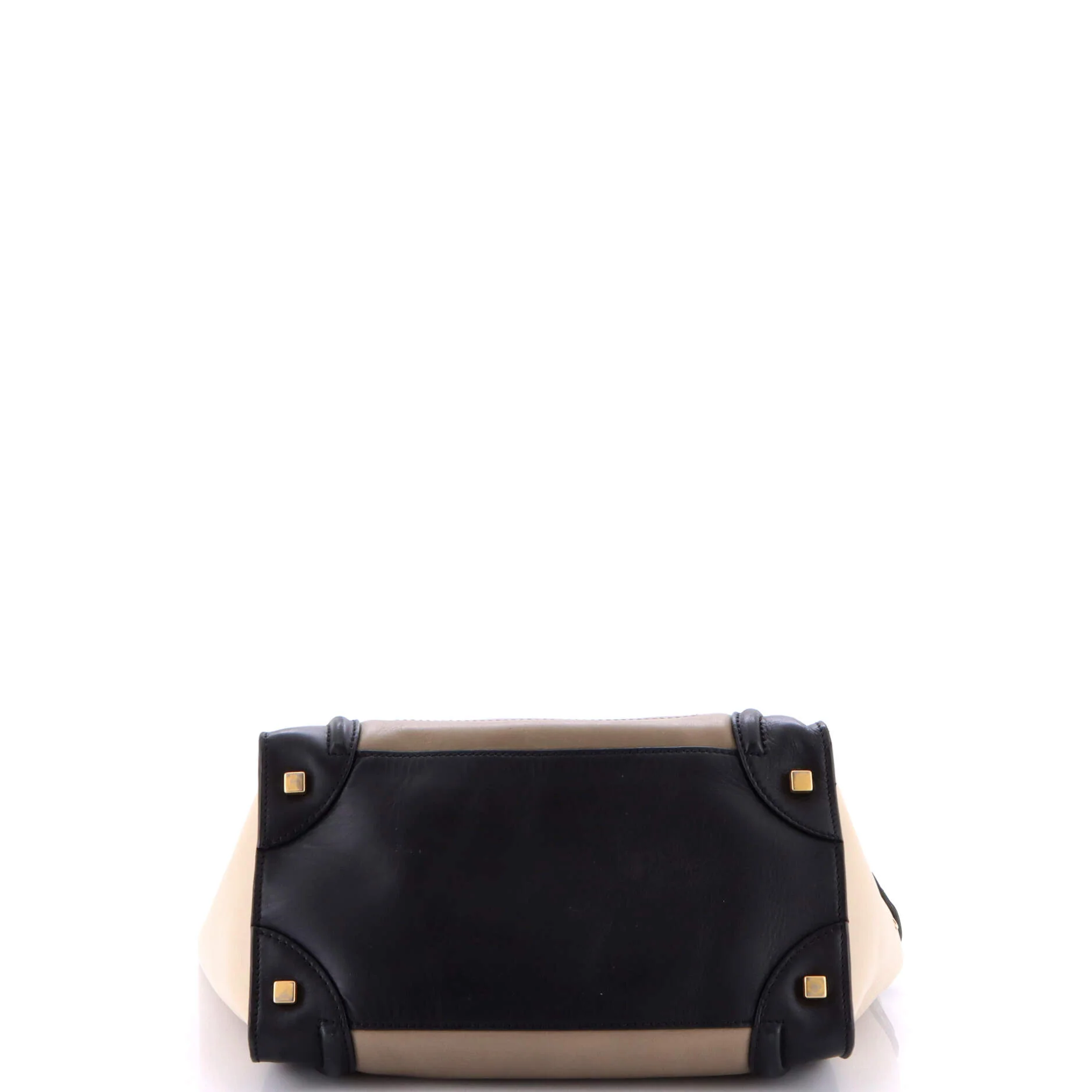 Bicolor Luggage Bag Leather Mini - Image 4